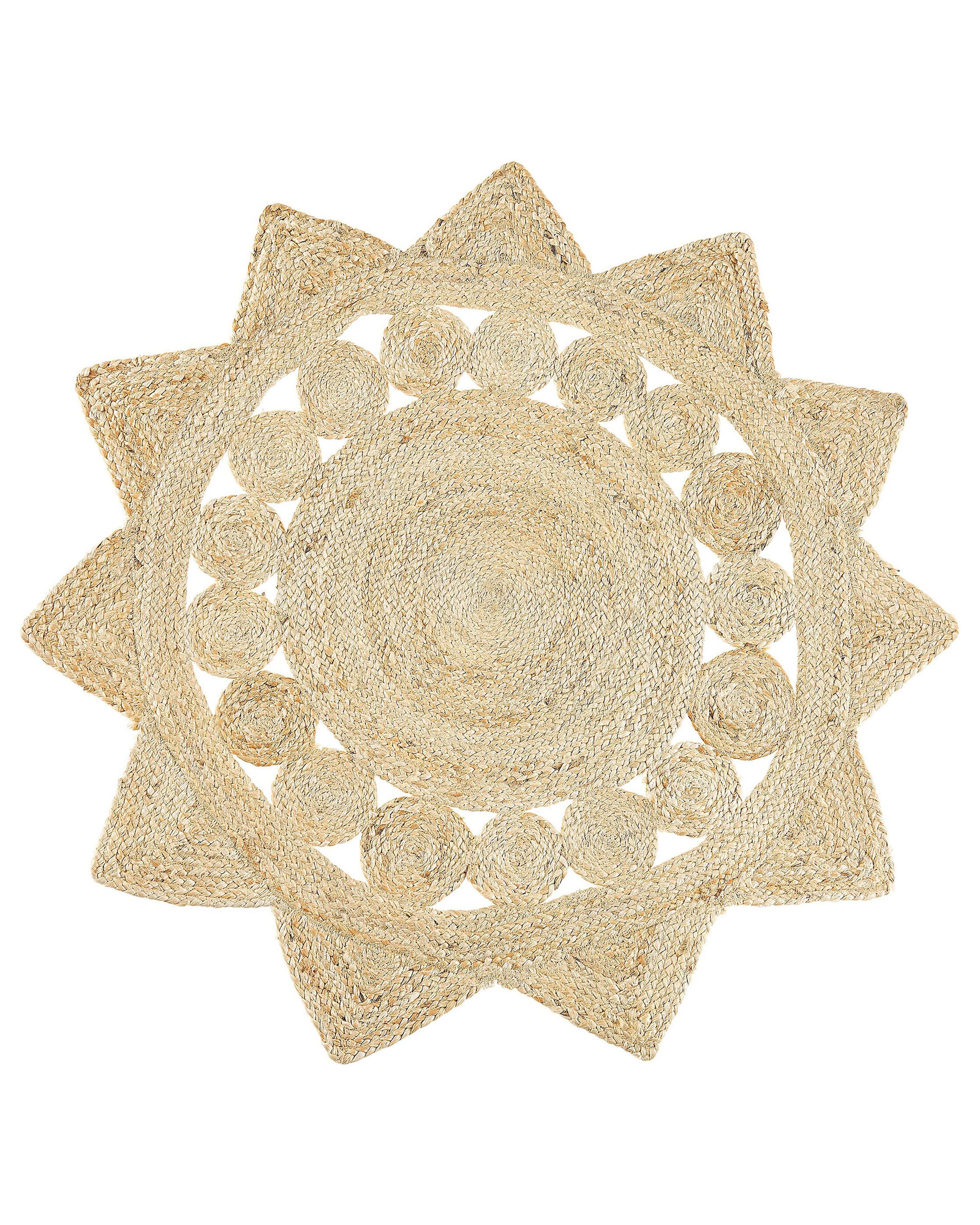 Rug ARABAN Beige ? 120 cm Jute
