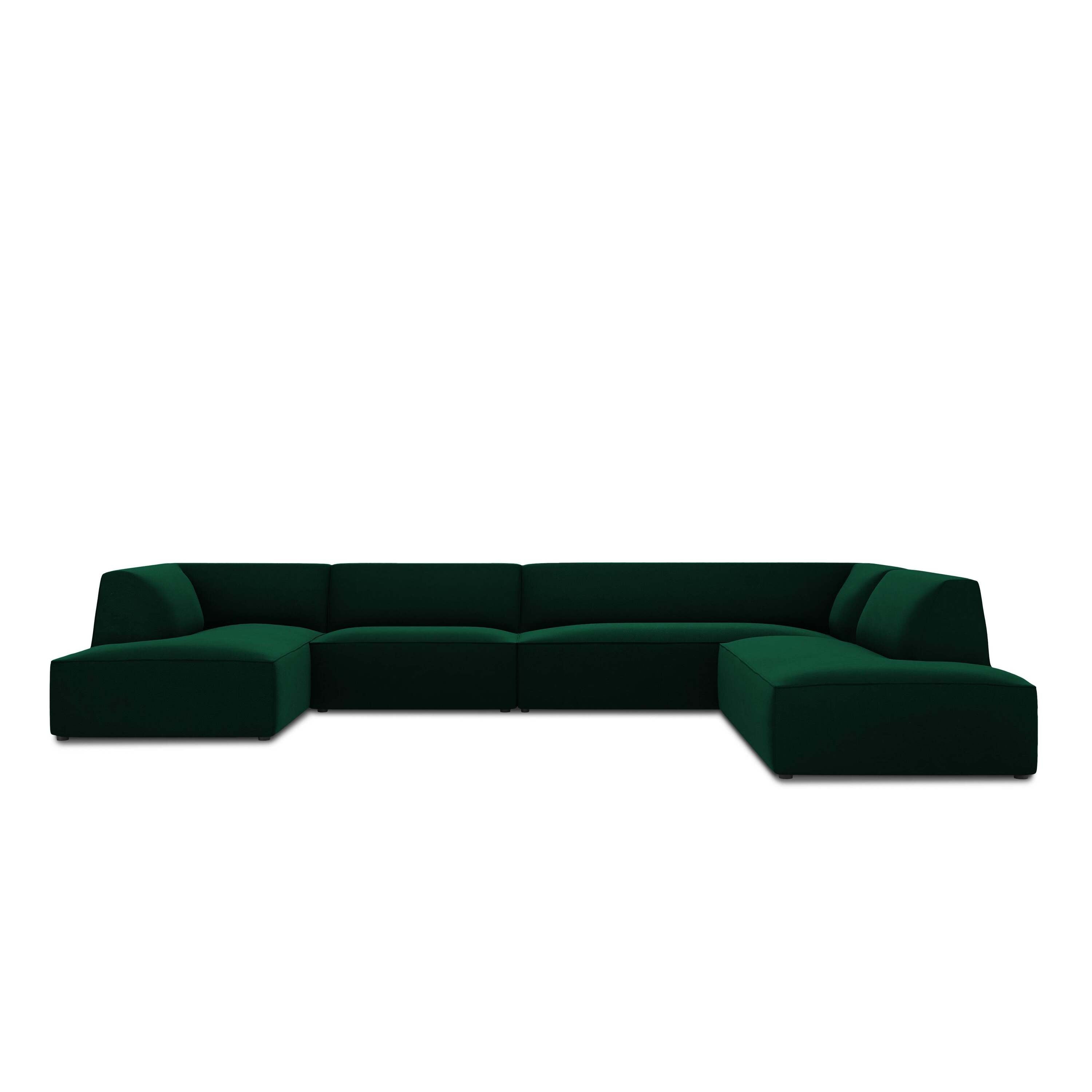Windsor & Co Sao U-bank - Hoek Rechts - Velvet - Flessengroen
