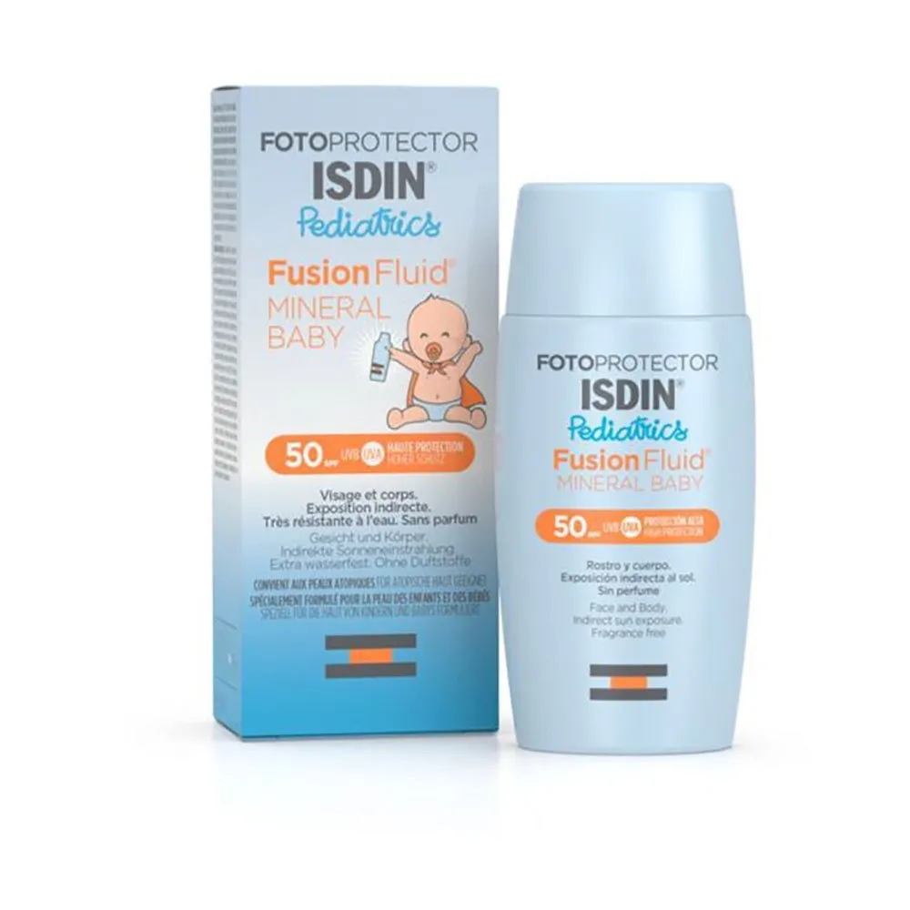 Isdin Pediatrics Fusion Fluid Mineral SPF50 50ml Sunscreen