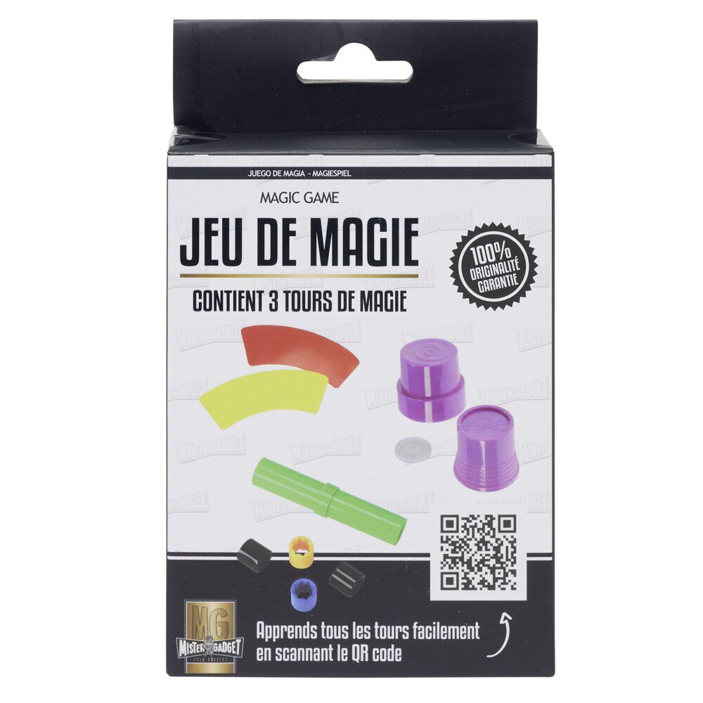 Kit jeu de magie 3 tours faciles (3 modèles)