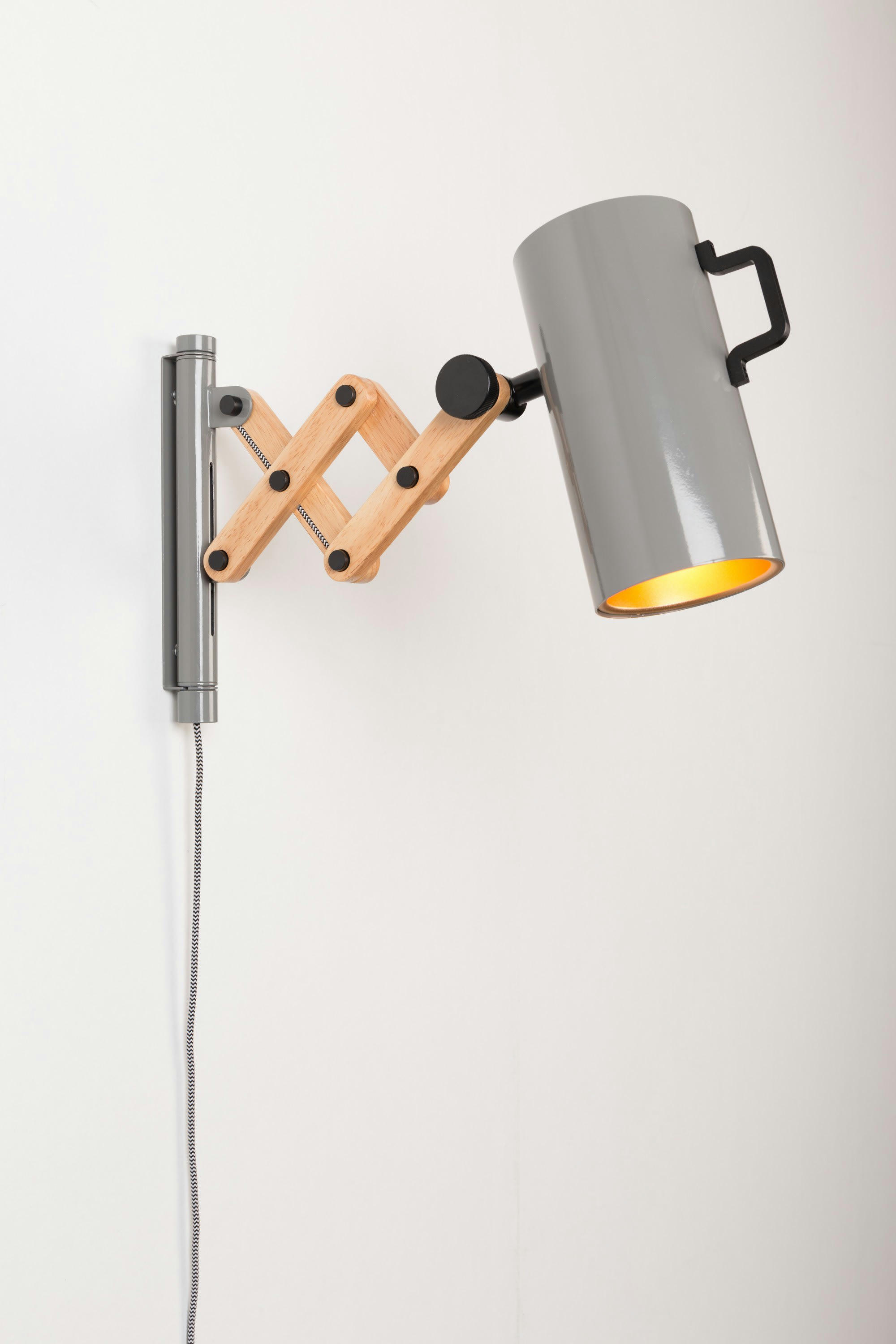 EVAN - Applique en métal gris