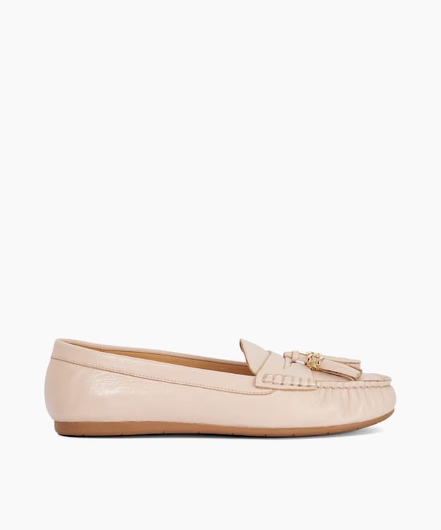 Geen Blush - Leather Wide Fit Casual Loafers