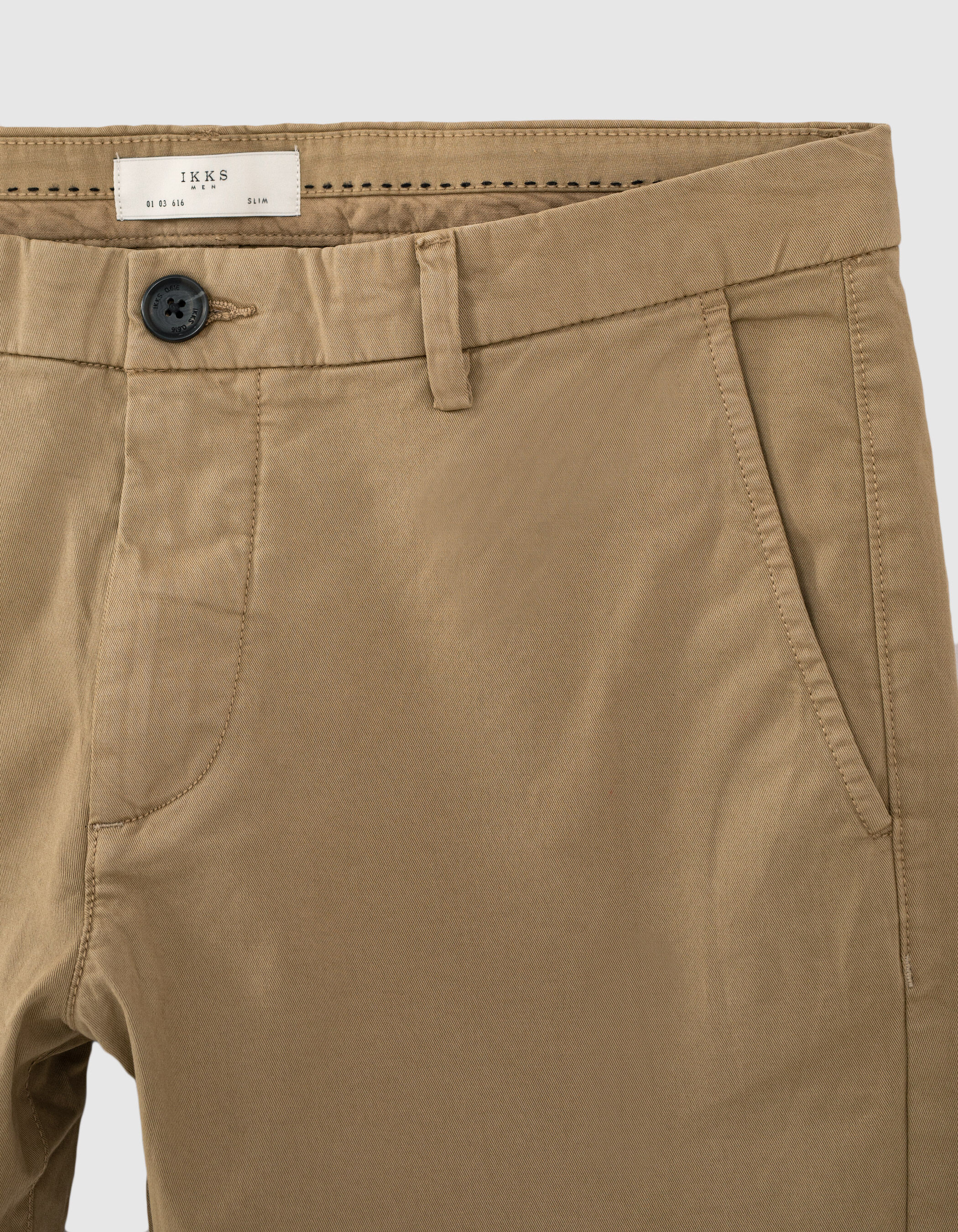 Pantalon chino SLIM kaki Homme