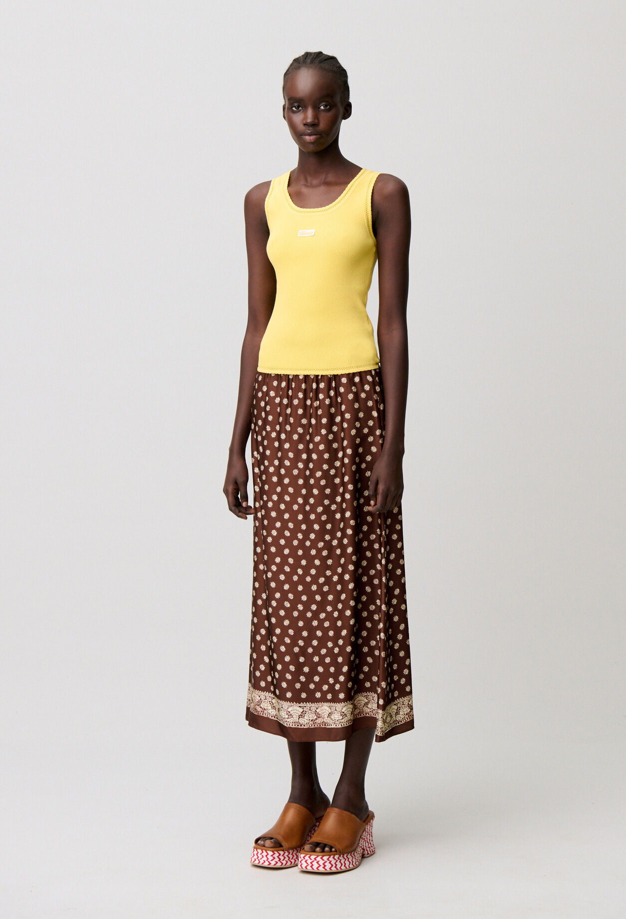 Top maille col rond