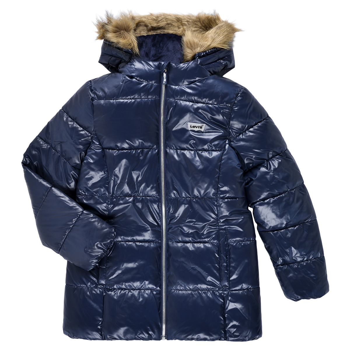 Levi's - FUR PUFFER - Marine