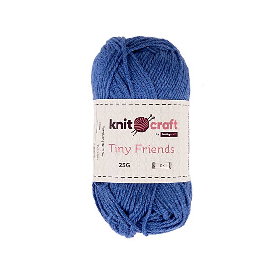 Knitcraft Blue Tiny Friends Yarn 25g