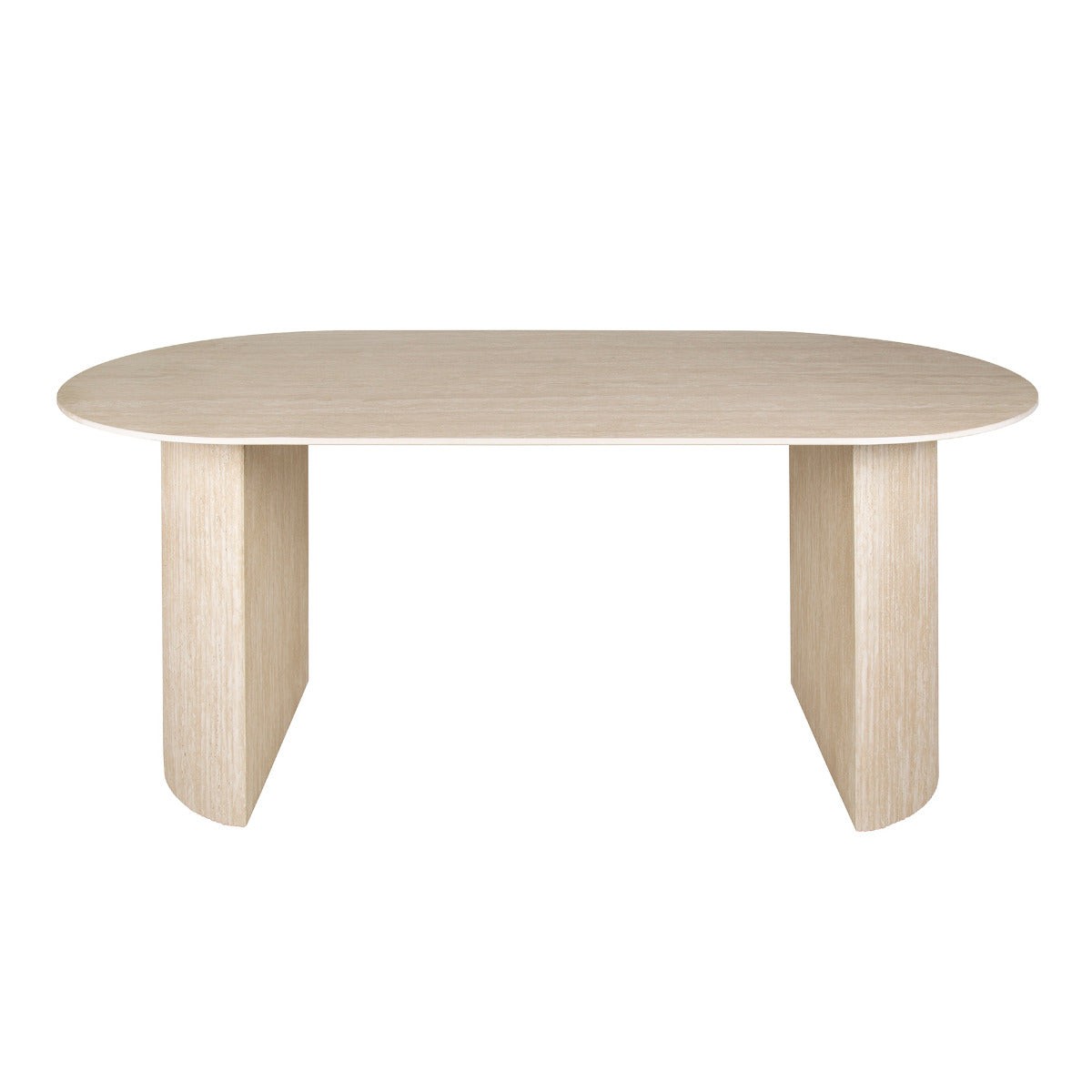 Fraaai - Dexter eettafel 180 cm keramiek - naturel