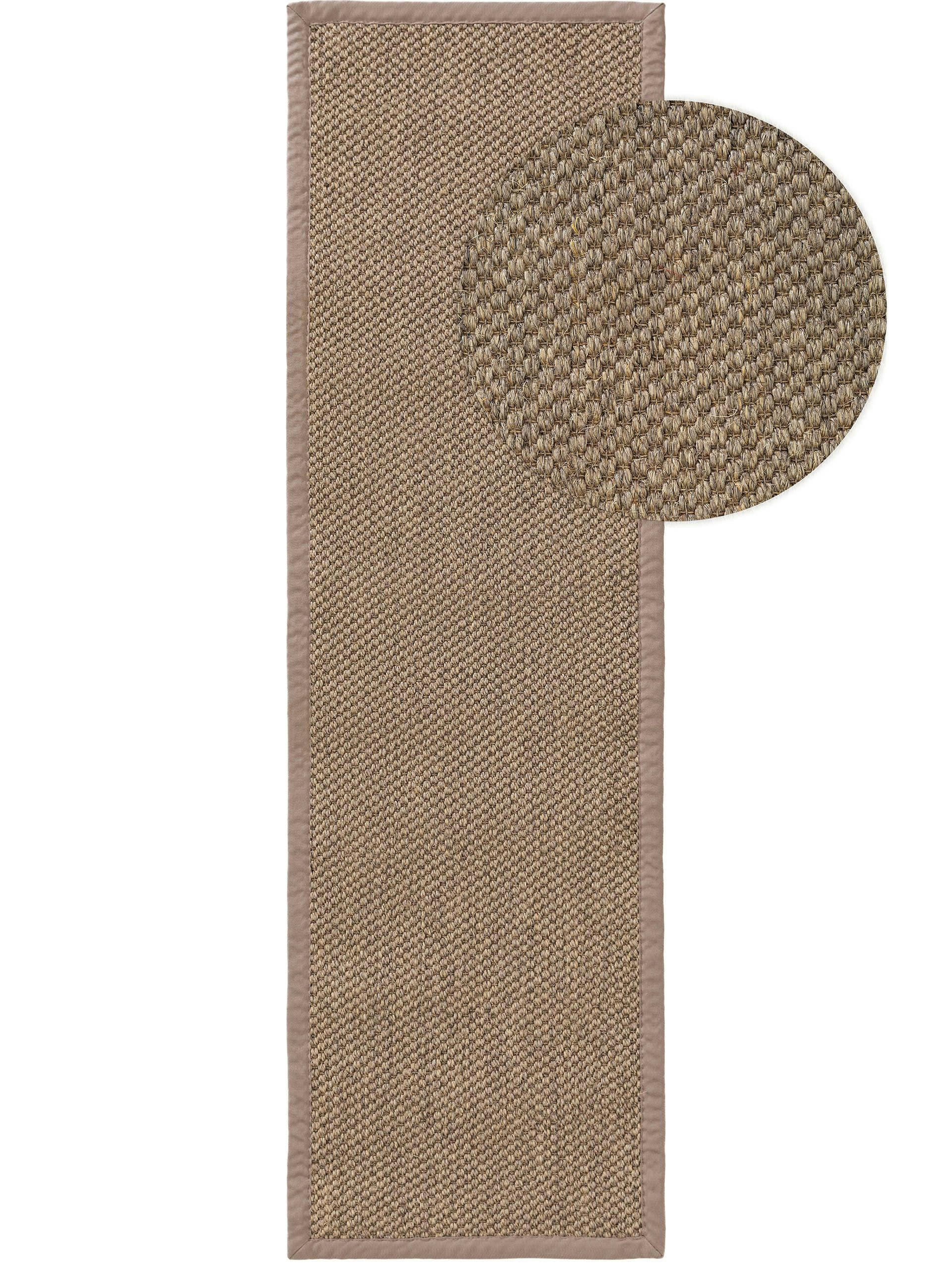 GRETA - Tapis sisal gris 70x240