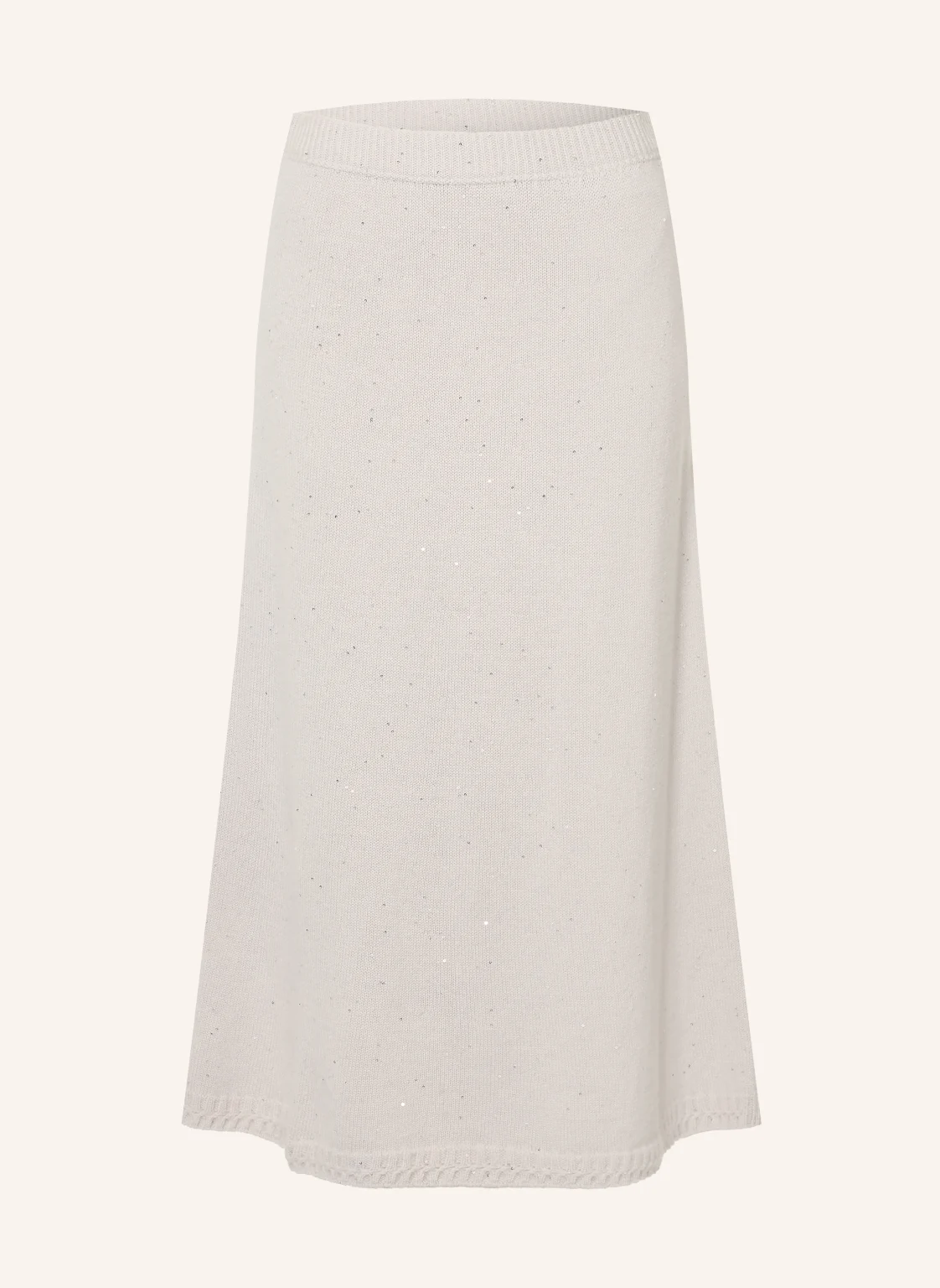 MARC CAIN Strickrock mit Cashmere und Pailletten