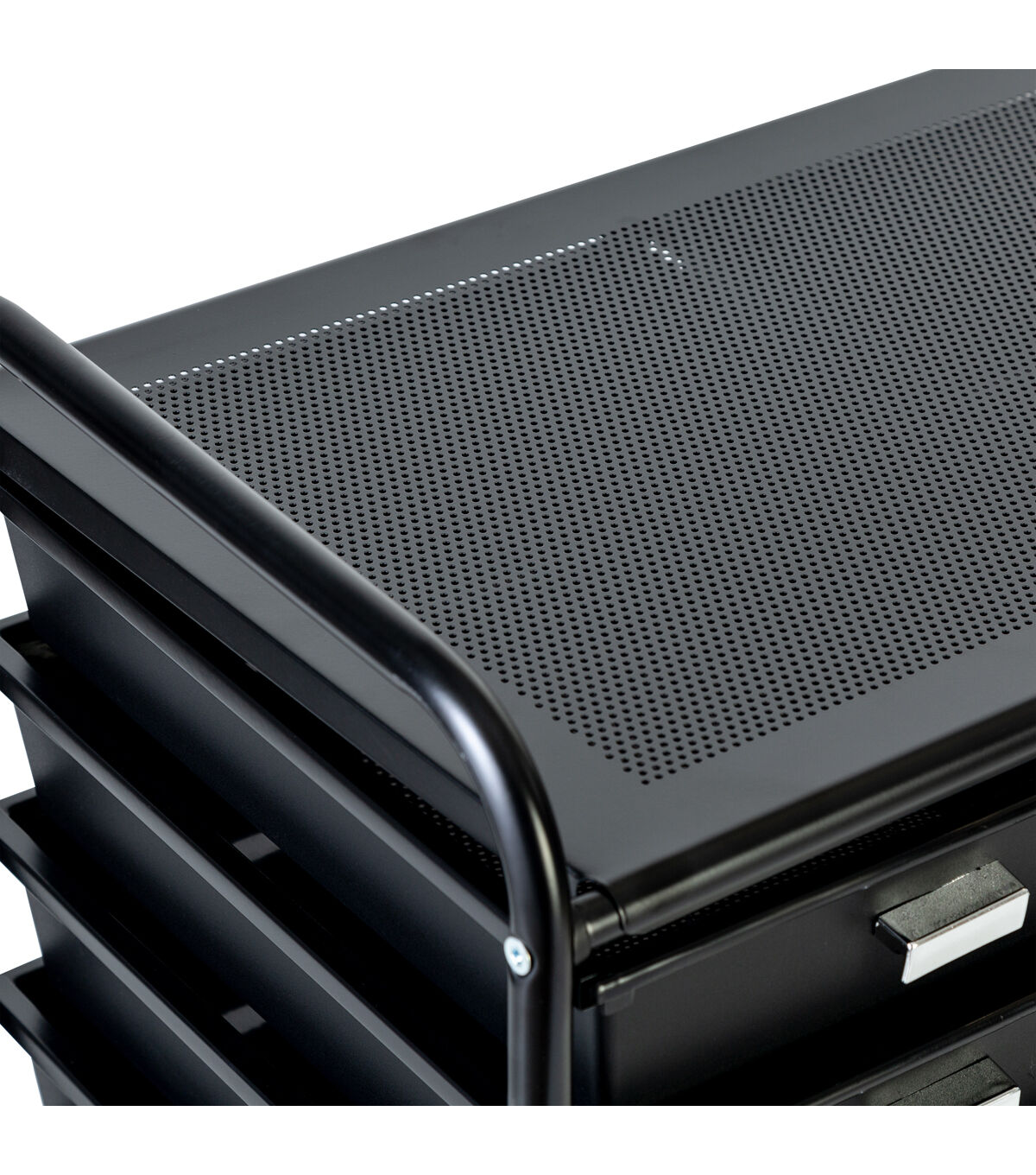 Honey Can Do 15 x 32 Black 12 Drawer Rolling Storage & Craft Organizer