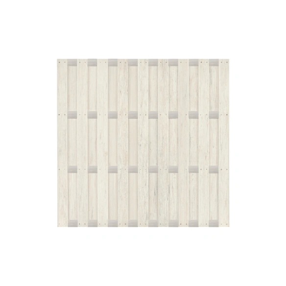 Sichtschutzzaun »Ibiza«, BxH: 180 x 180 cm, bicolor weiß