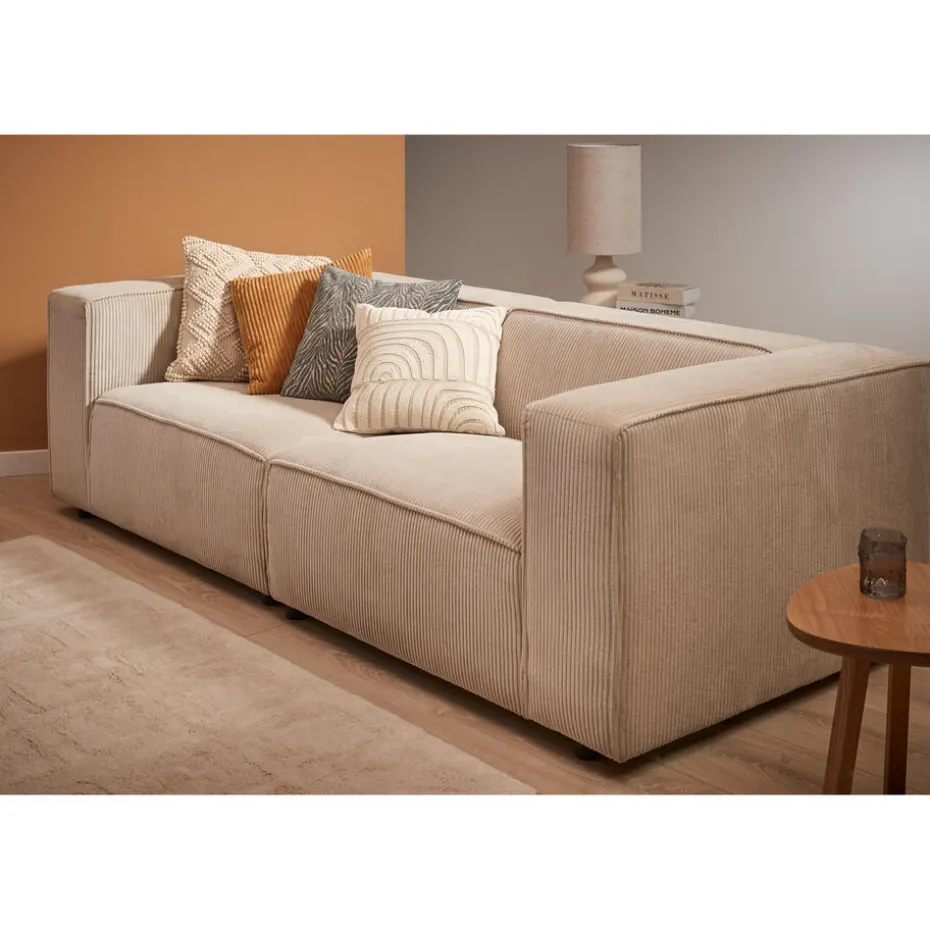 Kwantum Sierkussens | Kussen Rib Oker 45×45 Cm 045X045CM