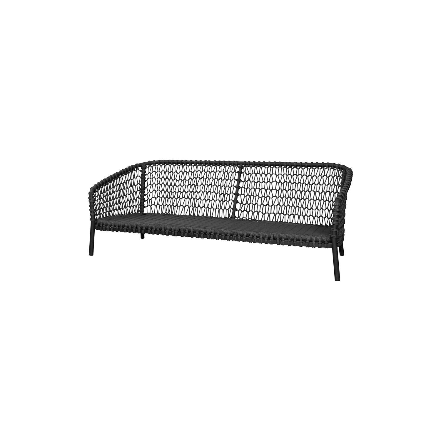 Ocean large 3-pers. sofa, dark grey
