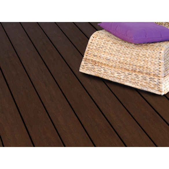 WPC-Terrassendielen, 300 x 14,5 x 0,2 cm, WPC, braun