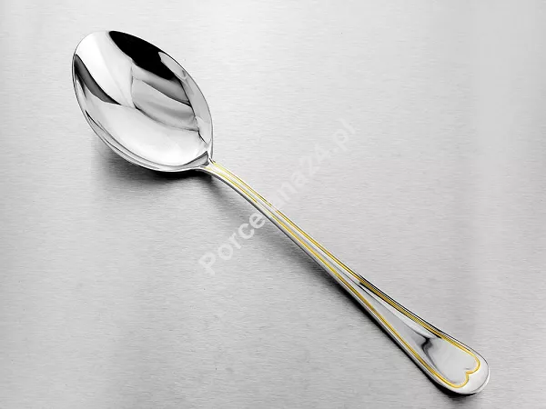 Komplet sztućców 65 cz. na 12 osób Hisar - Topkapi Gold (3.0/2.5 mm) złocone