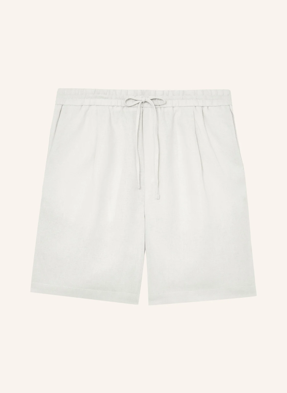 REISS Leinenshorts STONE