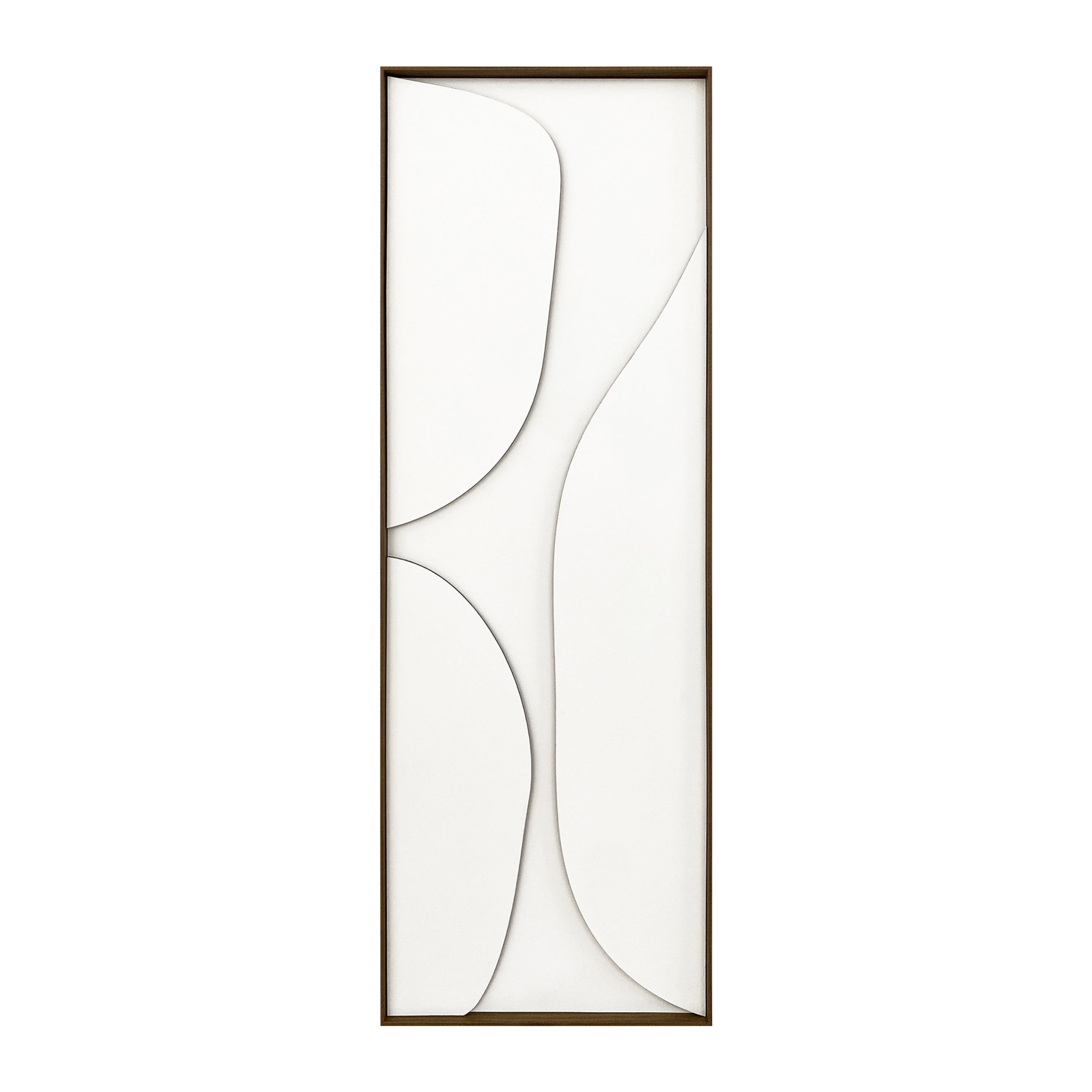 by fonQ Raised Abstraction Schilderij - Connection - 40 x 118 cm - Bor