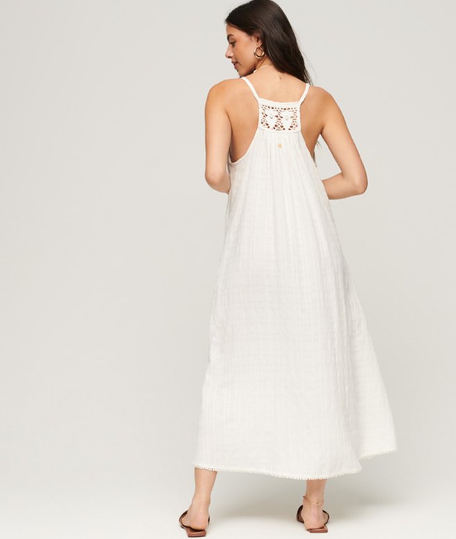 Vintage Long Halter Cami Dress