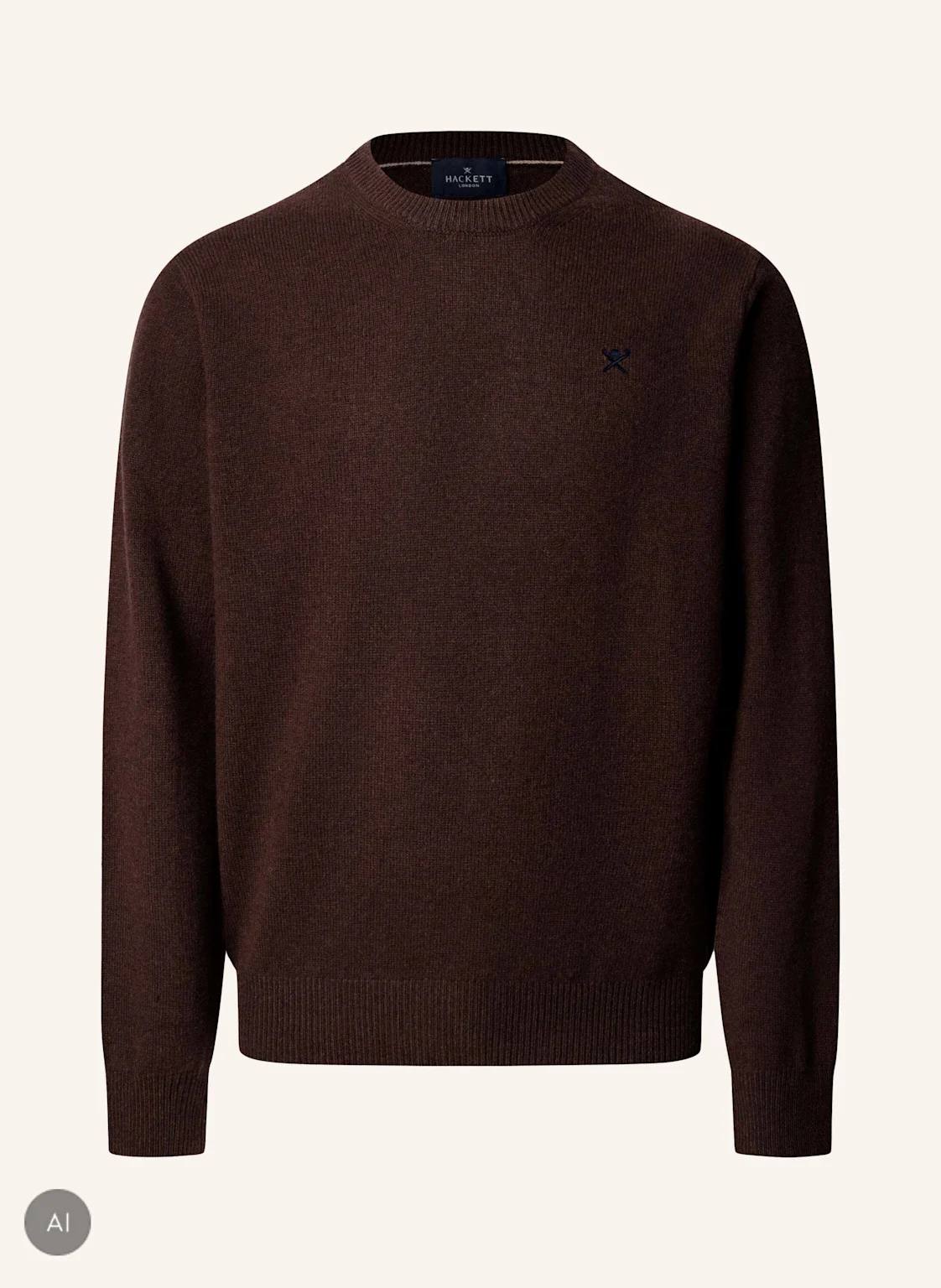 HACKETT LONDON Pullover LAMBSWOOL CREW