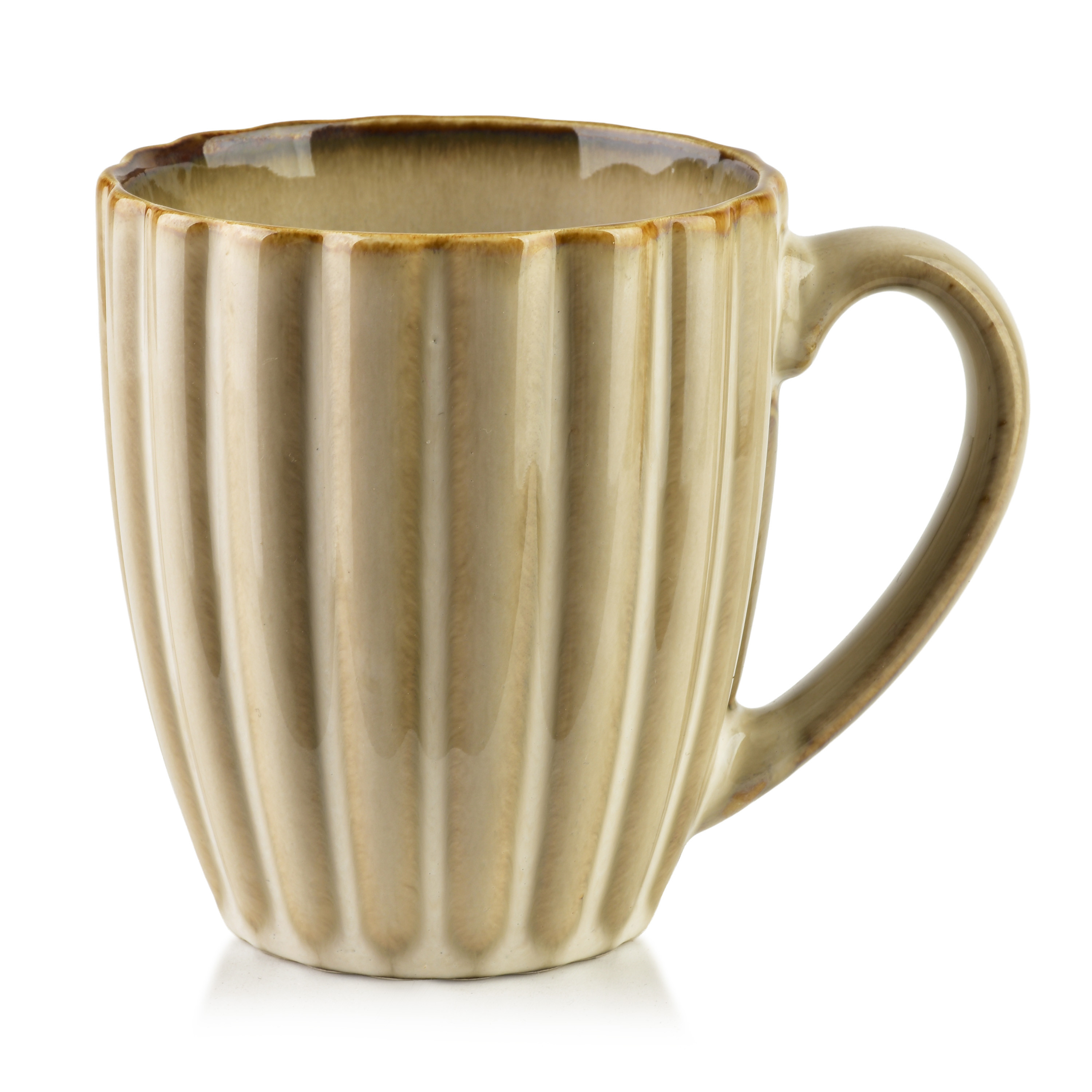 EVIE BEIGE Kubek 360ml 8.7x11.5x10cm