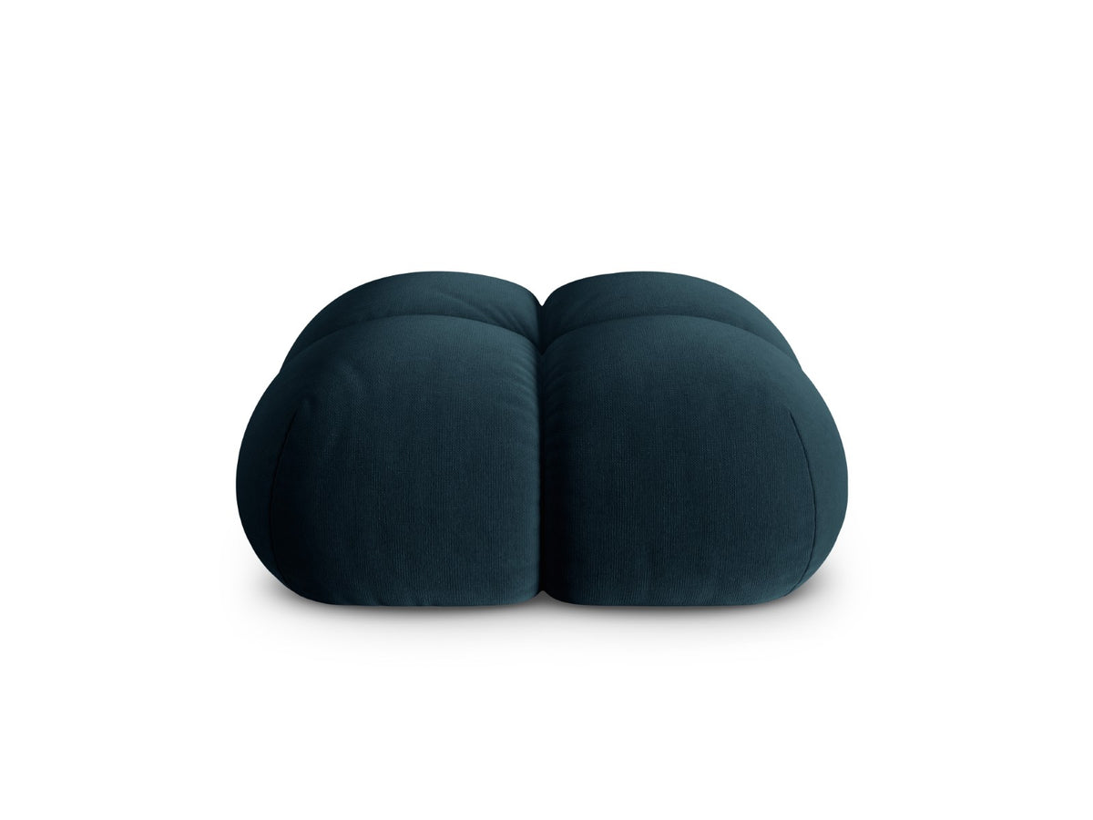Cosmopolitan Design Poef Loretto flueel diepe olie - 90x90x40cm