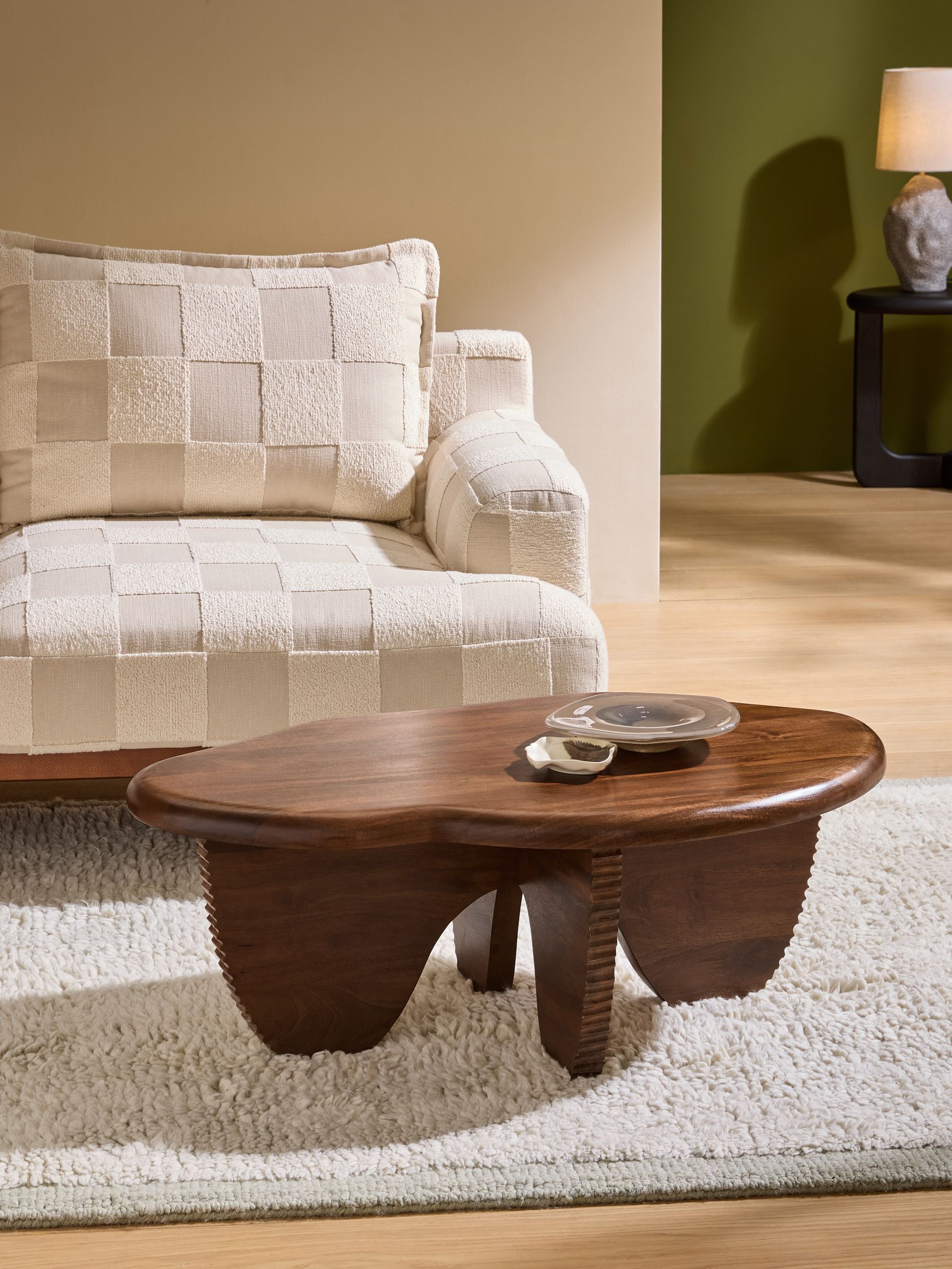 Amma Coffee Table in Dark Mango Wood