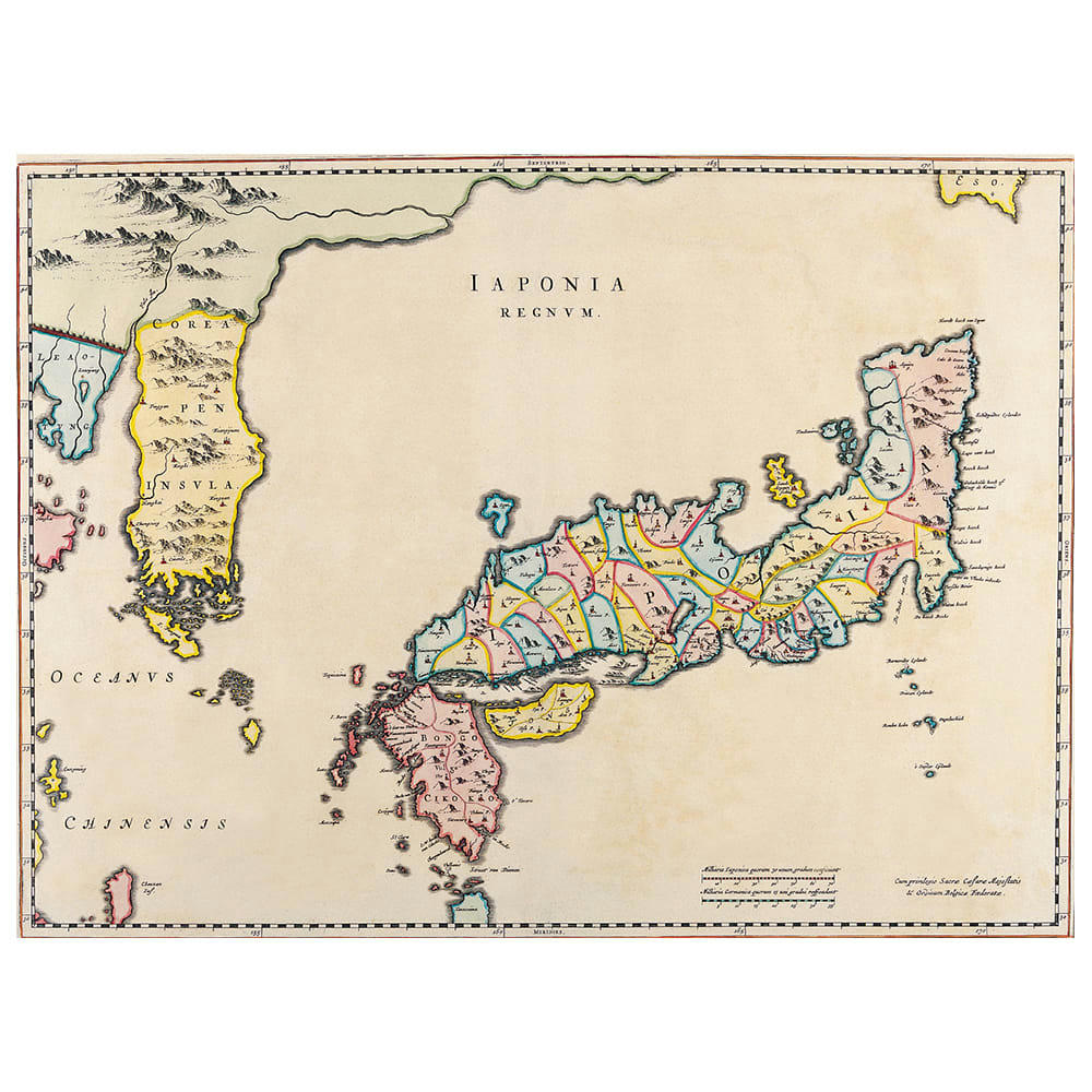 - Tableau - Cartographie - Ancienne Carte No. 3 40x50cm