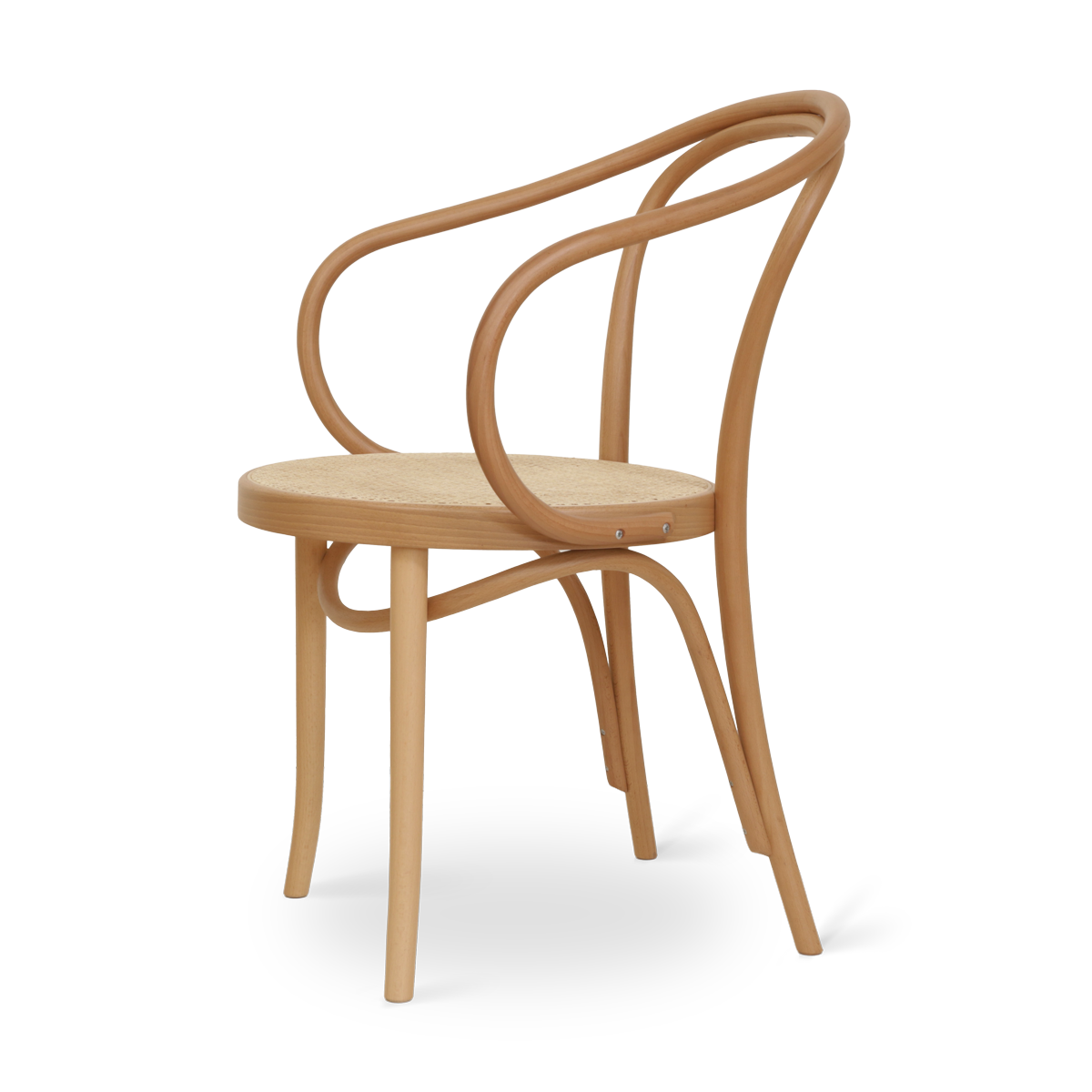 Fameg Venice No. 9 Eetkamerstoel Naturel - Armleuning - Rotan Zitting