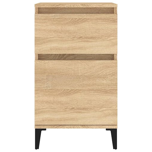 NNEVL Bedside Cabinets 2 pcs Sonoma Oak 40x35x70 cm