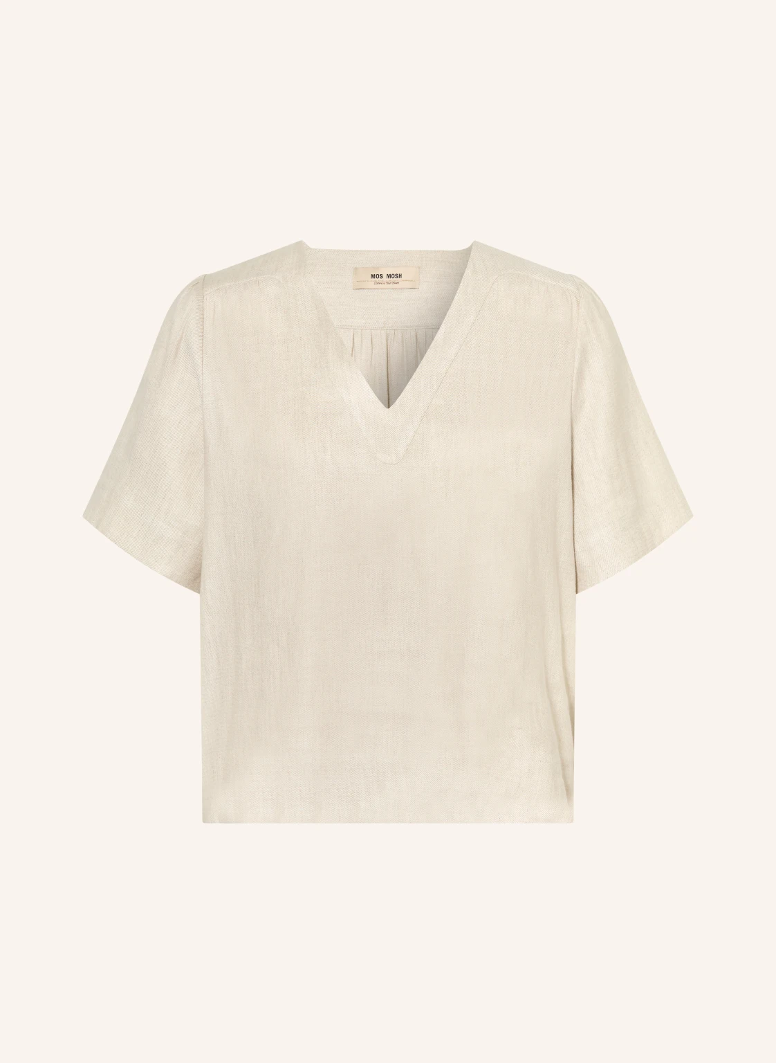 MOS MOSH Blusenshirt MMELIVA aus Leinen