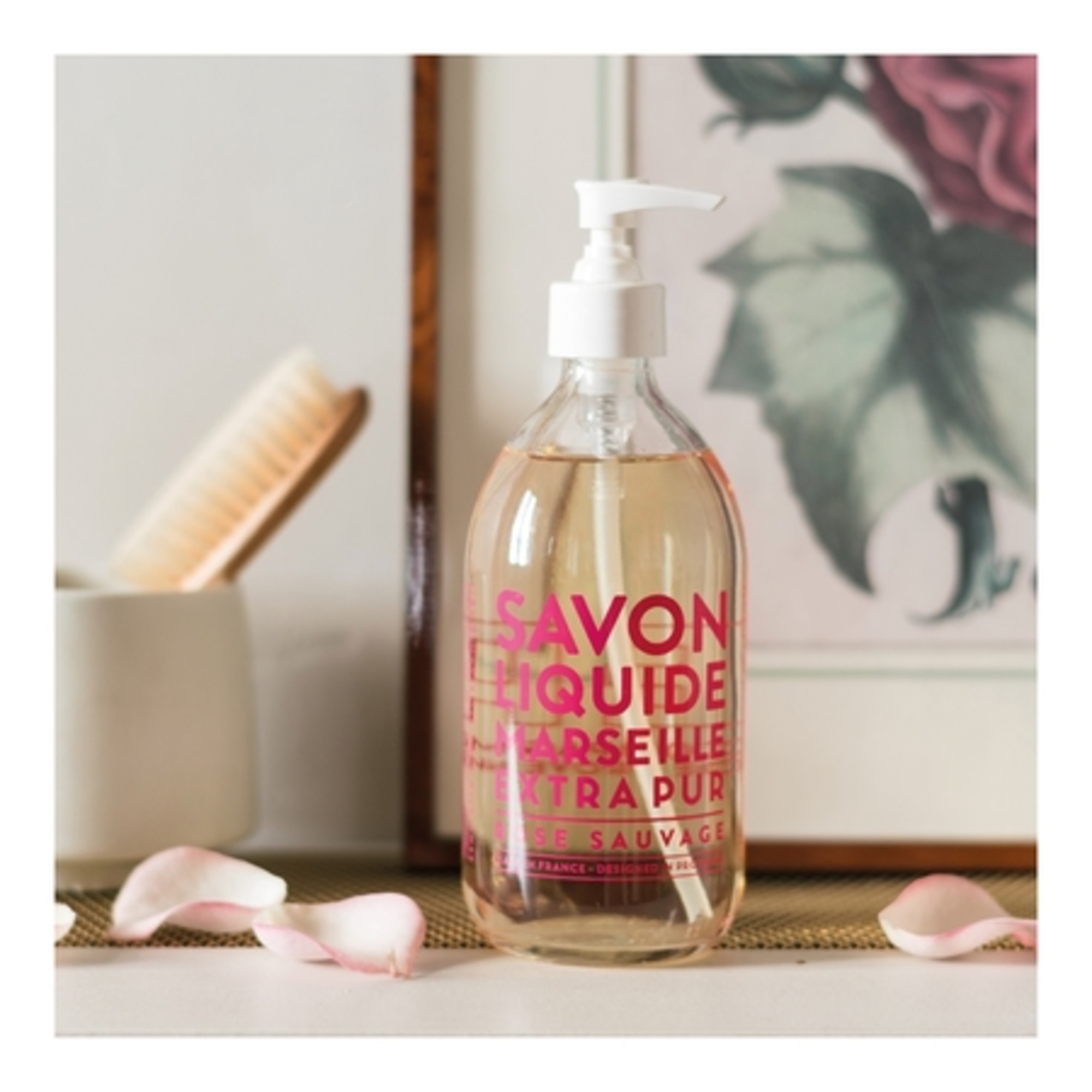 EXTRA PURSavon liquide de Marseille rose sauvage
