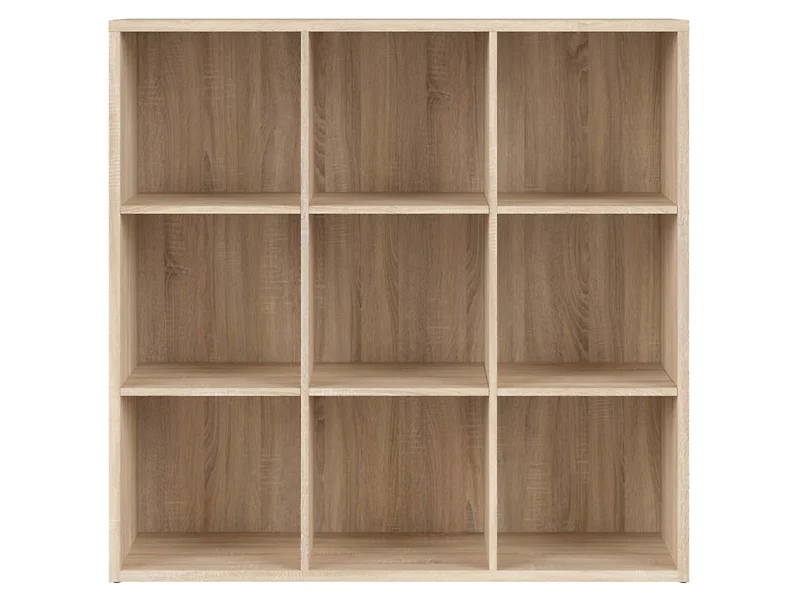 Regał Nepo Plus 114 cm z 9 półkami dąb sonoma