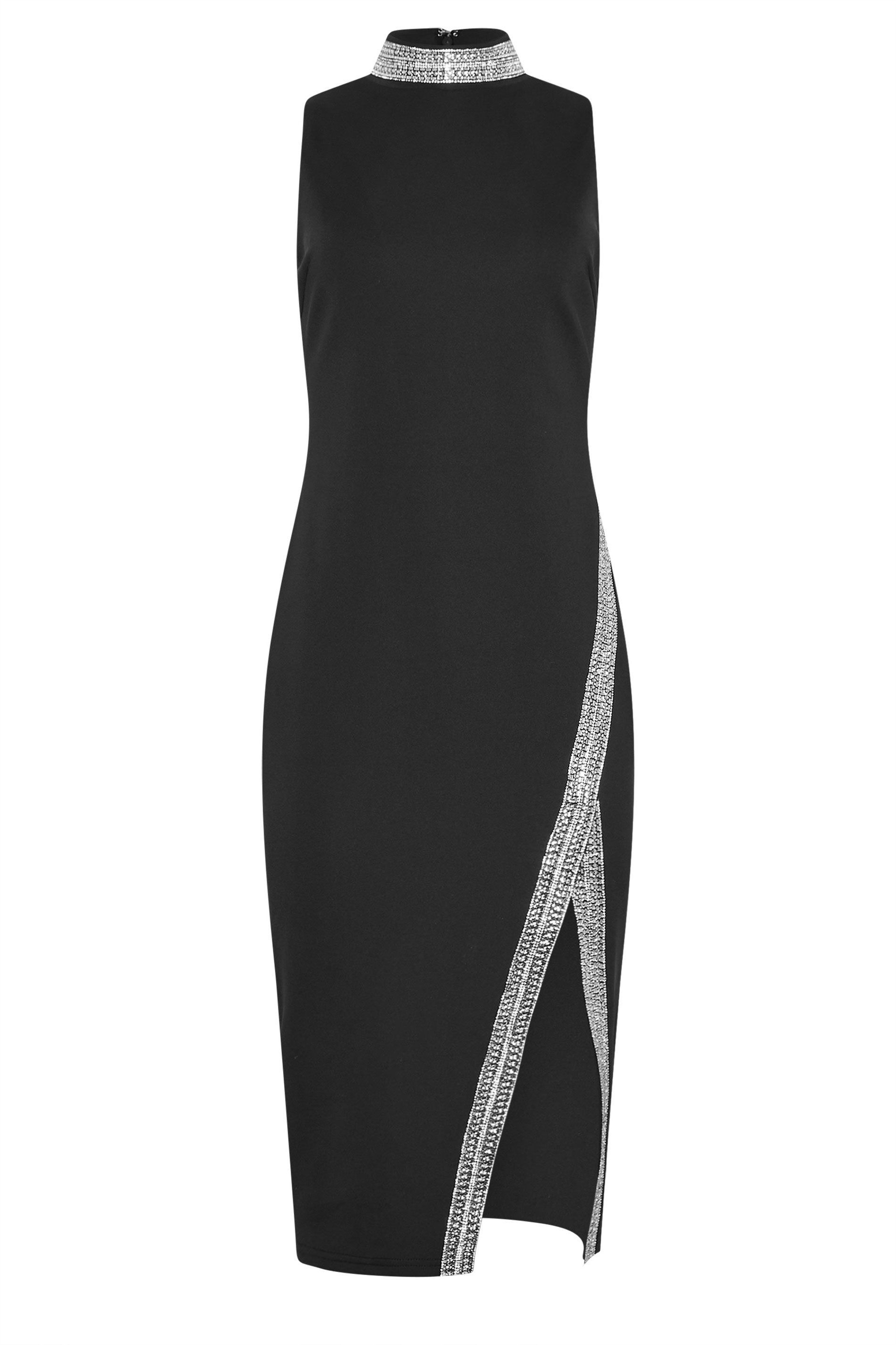 Star by Julien Macdonald Diamante Trim Bodycon Dress