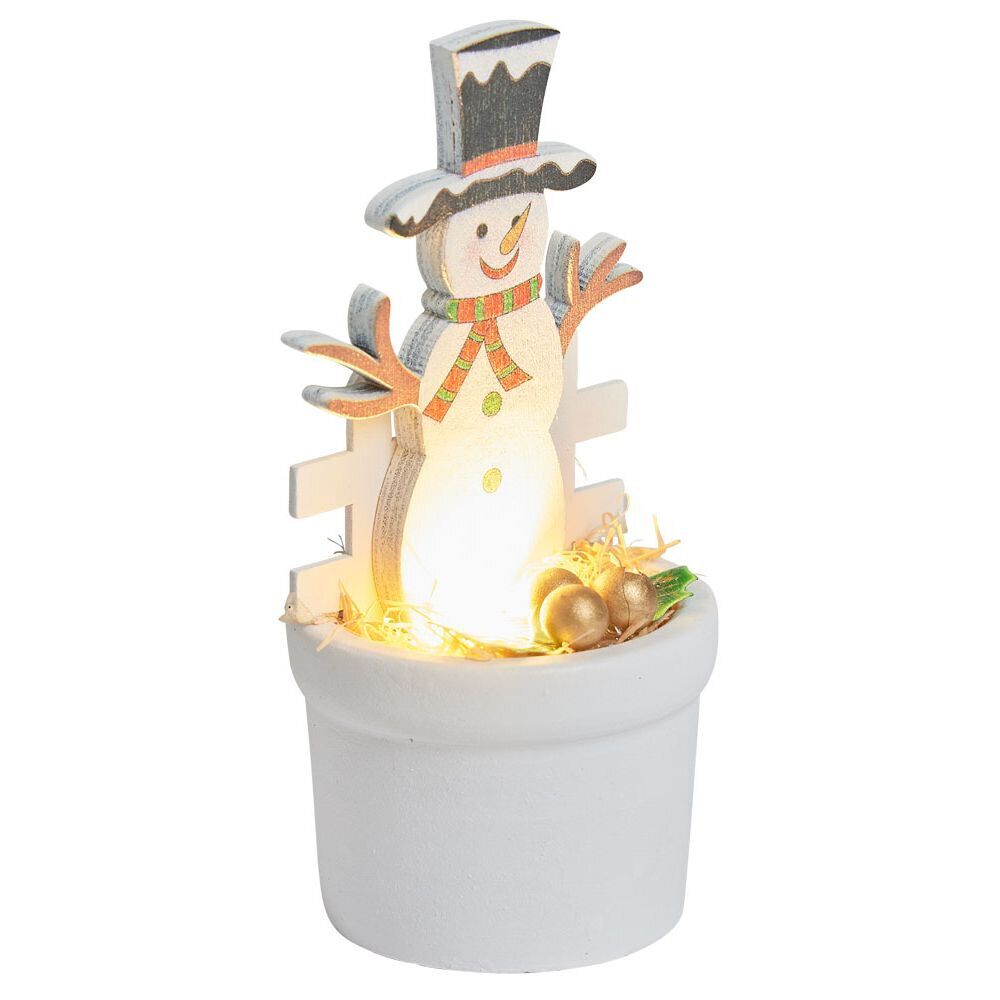 Figurine lumineuse dans pot - 4 modèles