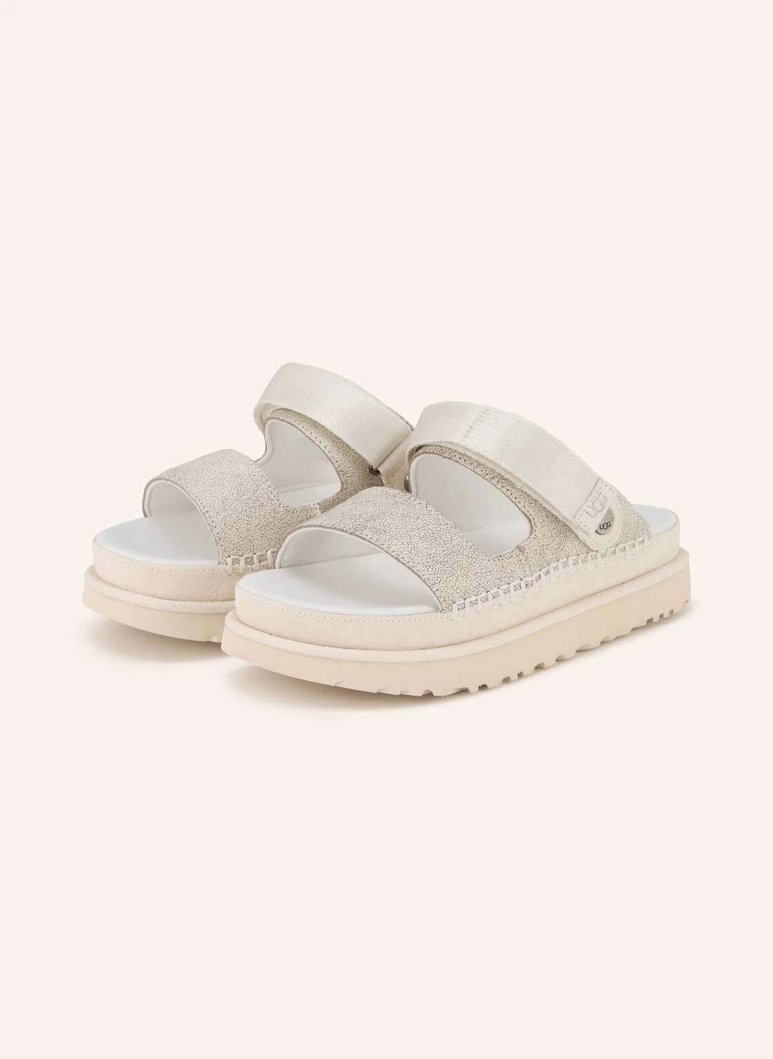 UGG Plateau-Pantoletten GOLDENSTAR CRACKLE GLIDE