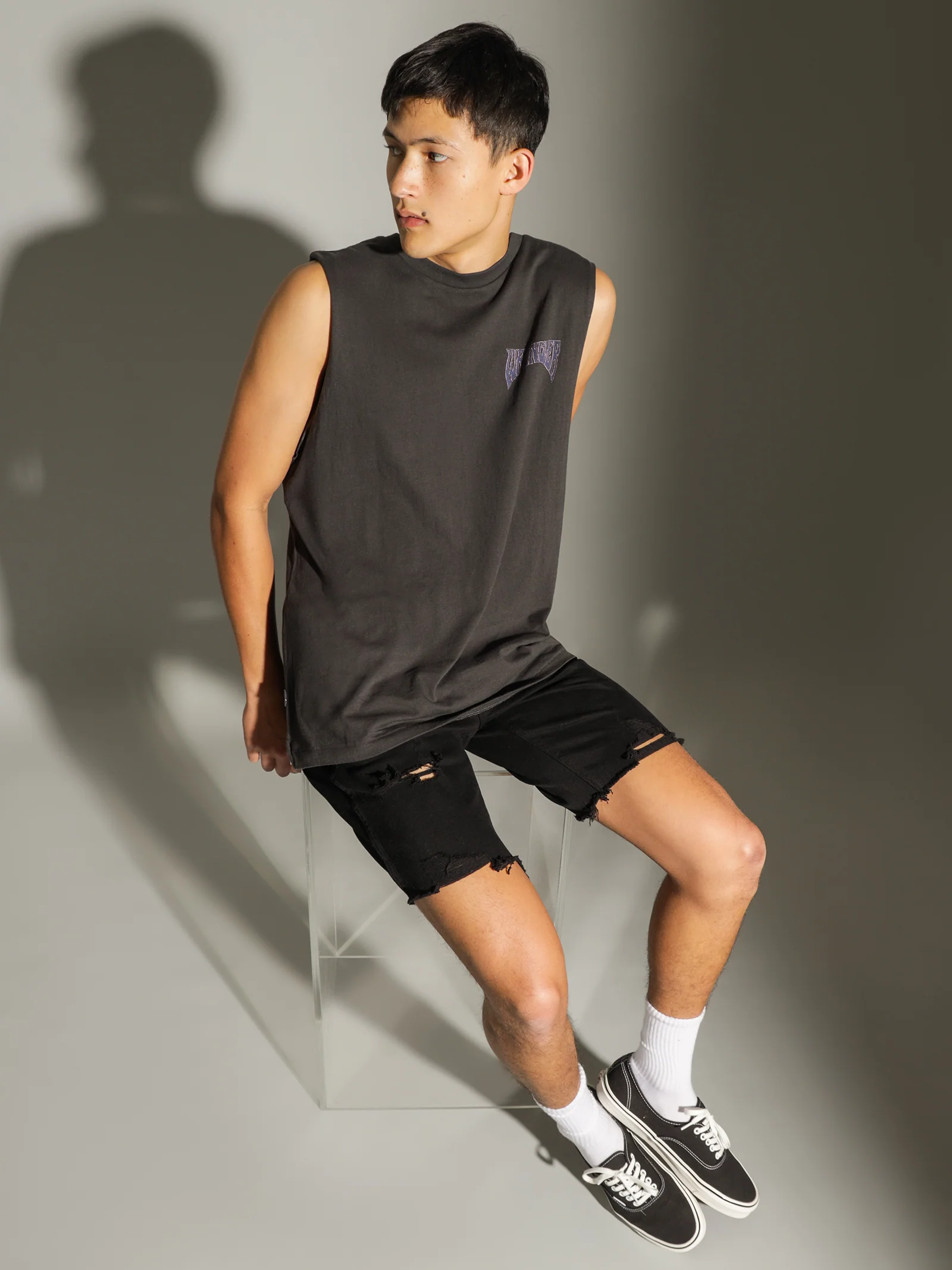 Dracula Recycled Cotton Muscle Tank