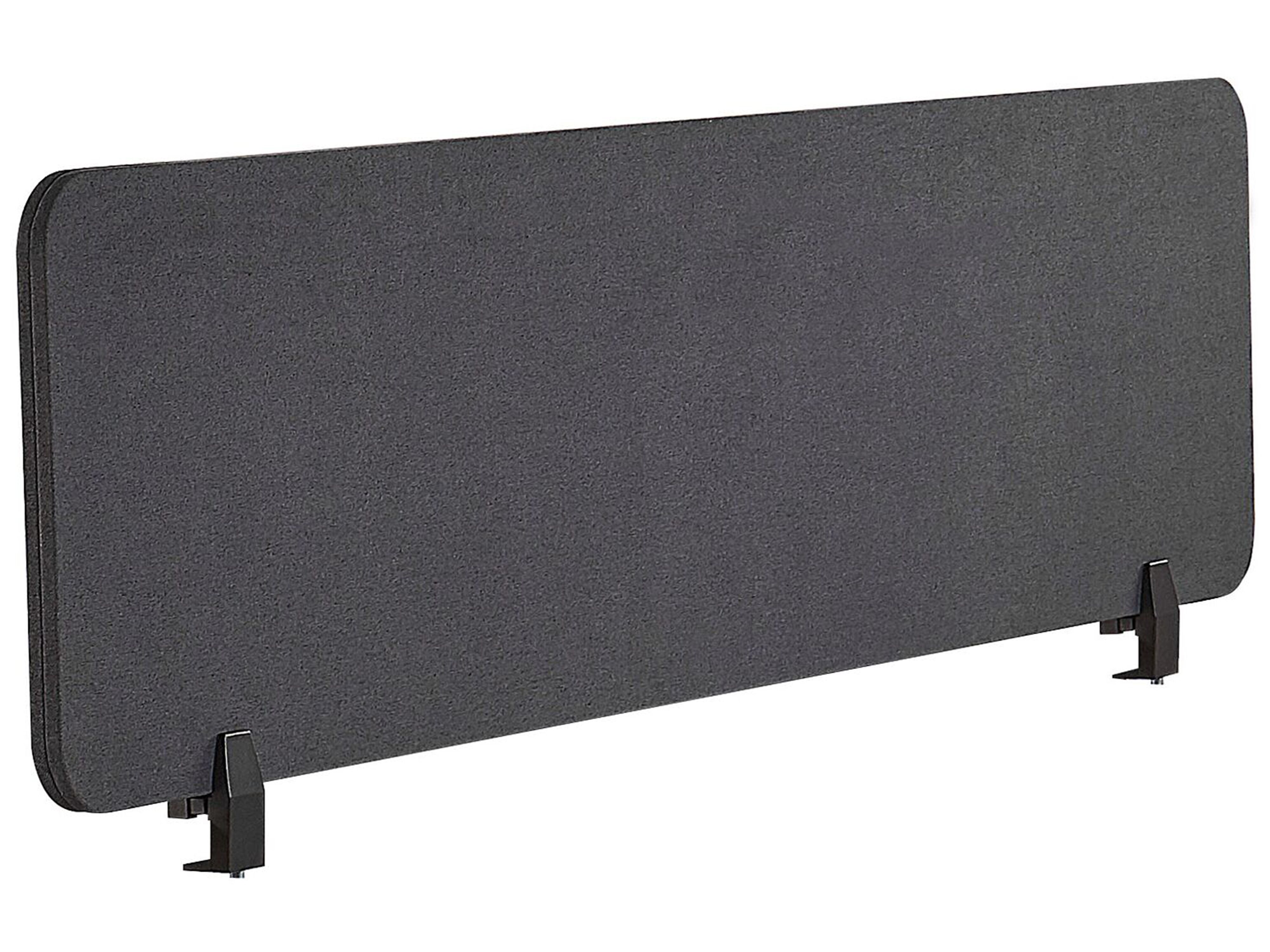 Desk Screen WALLY 120 x 40 cm Dark Grey