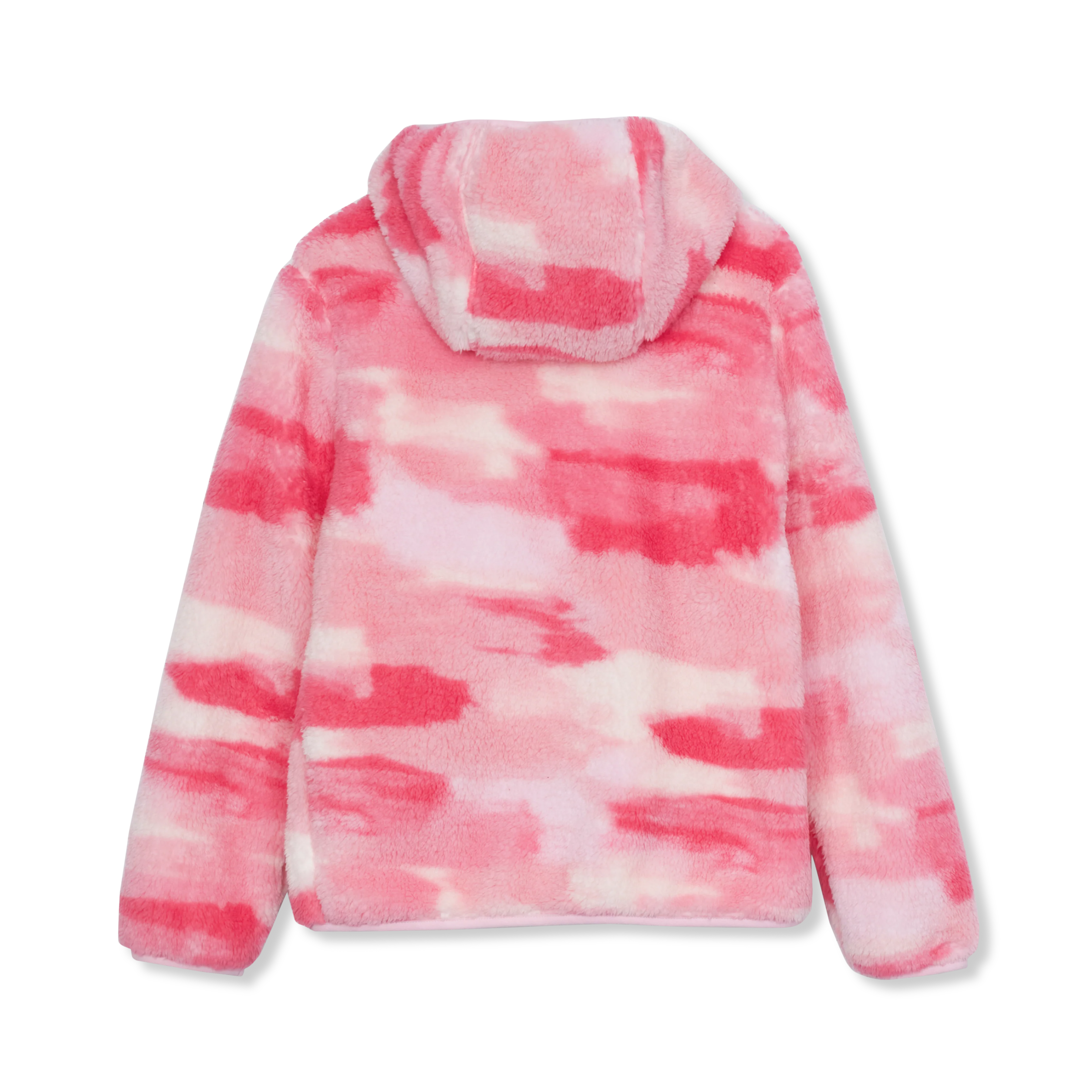 Kids' Hooded Quest Plush Fleece Jacket - Print