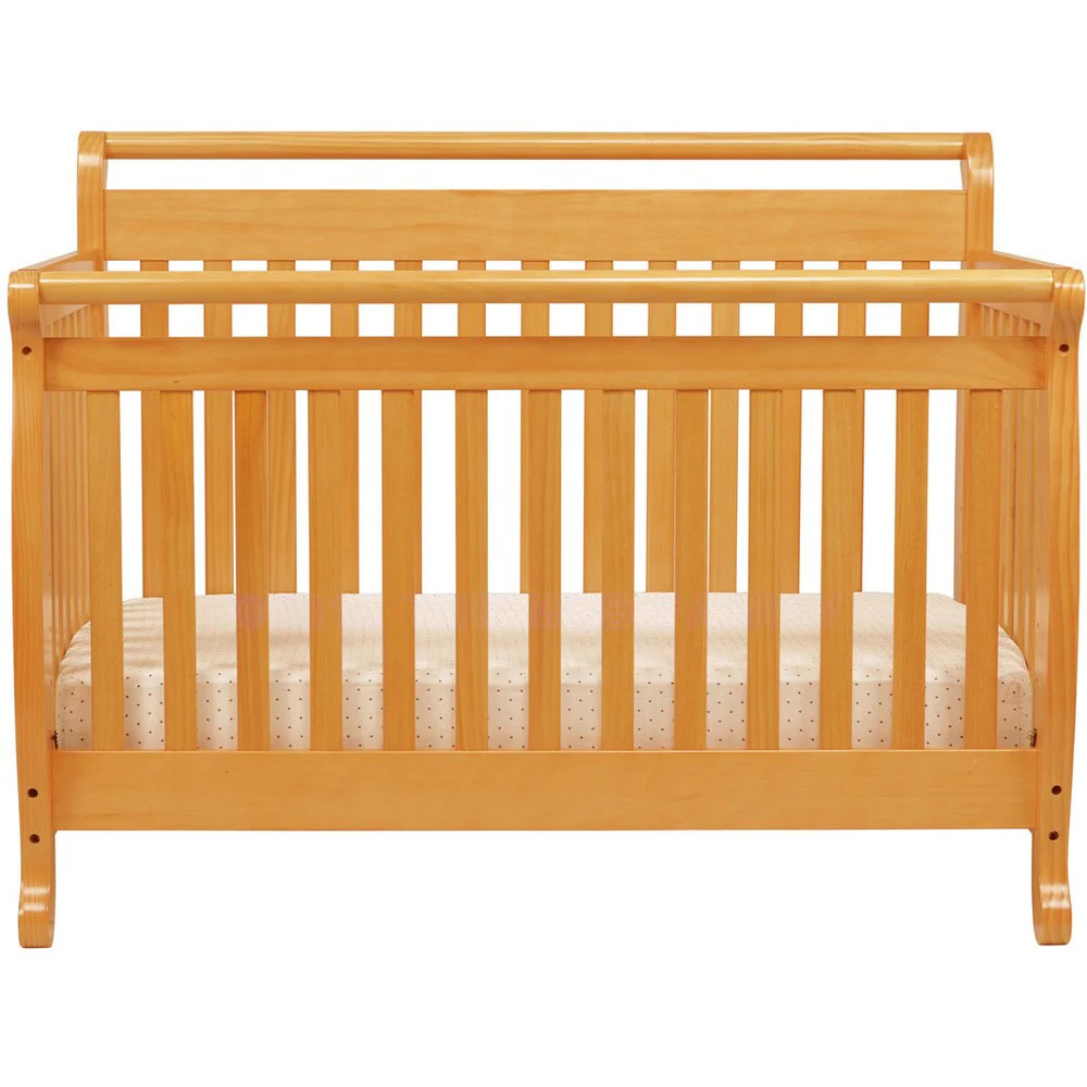 Lily 4-in-1 Convertible Crib with Toddler Rail