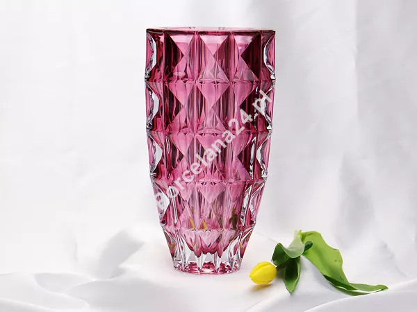 Wazon 28 cm Bohemia - DIAMOND PINK 4SB.DIP.115010