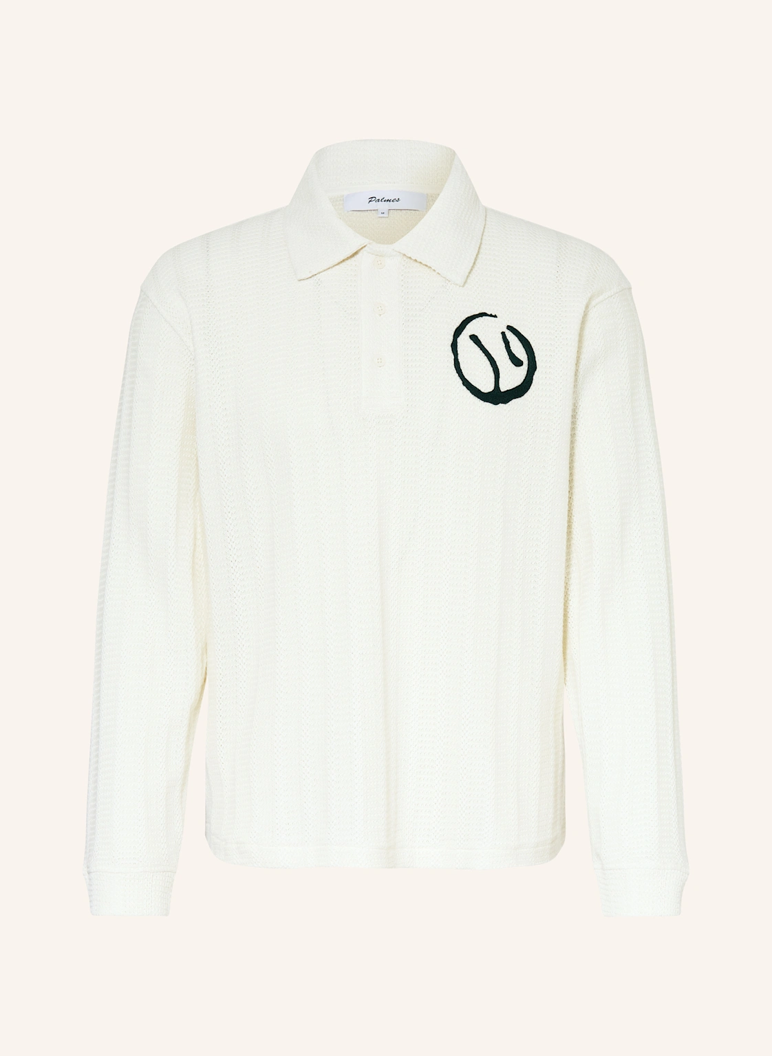 Palmes Strick-Poloshirt