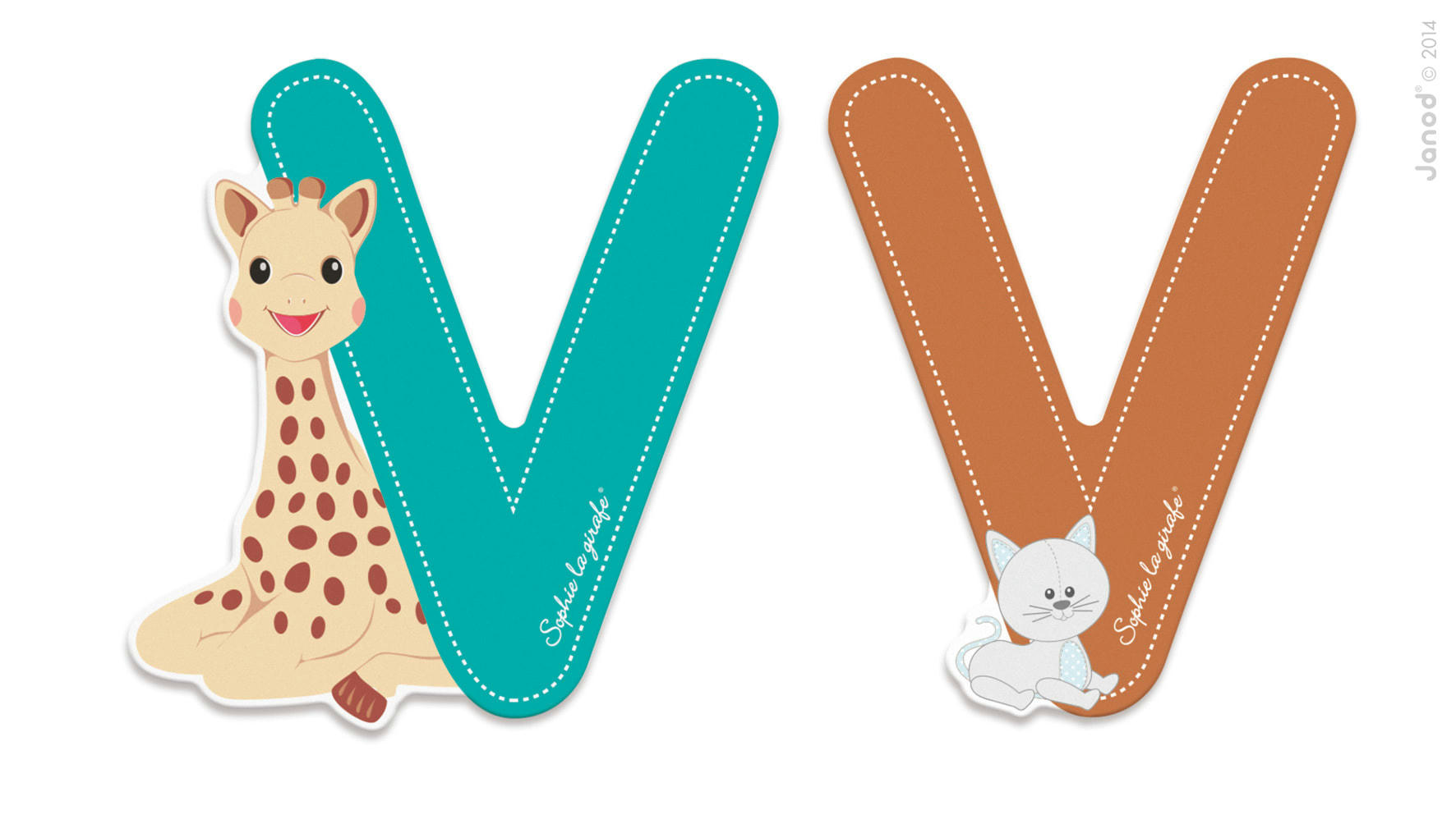 - Lettre V Sophie la Girafe