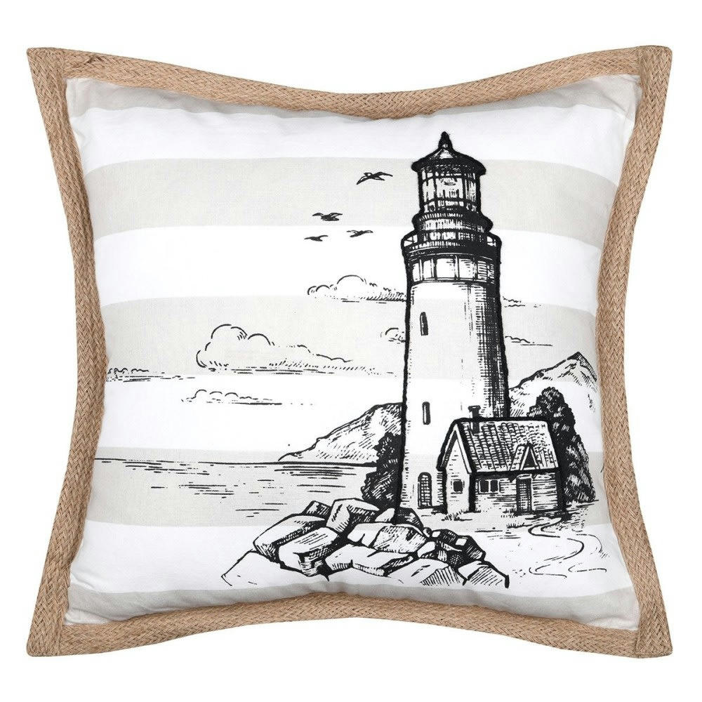 - Coussin Beige coton 40 X 40