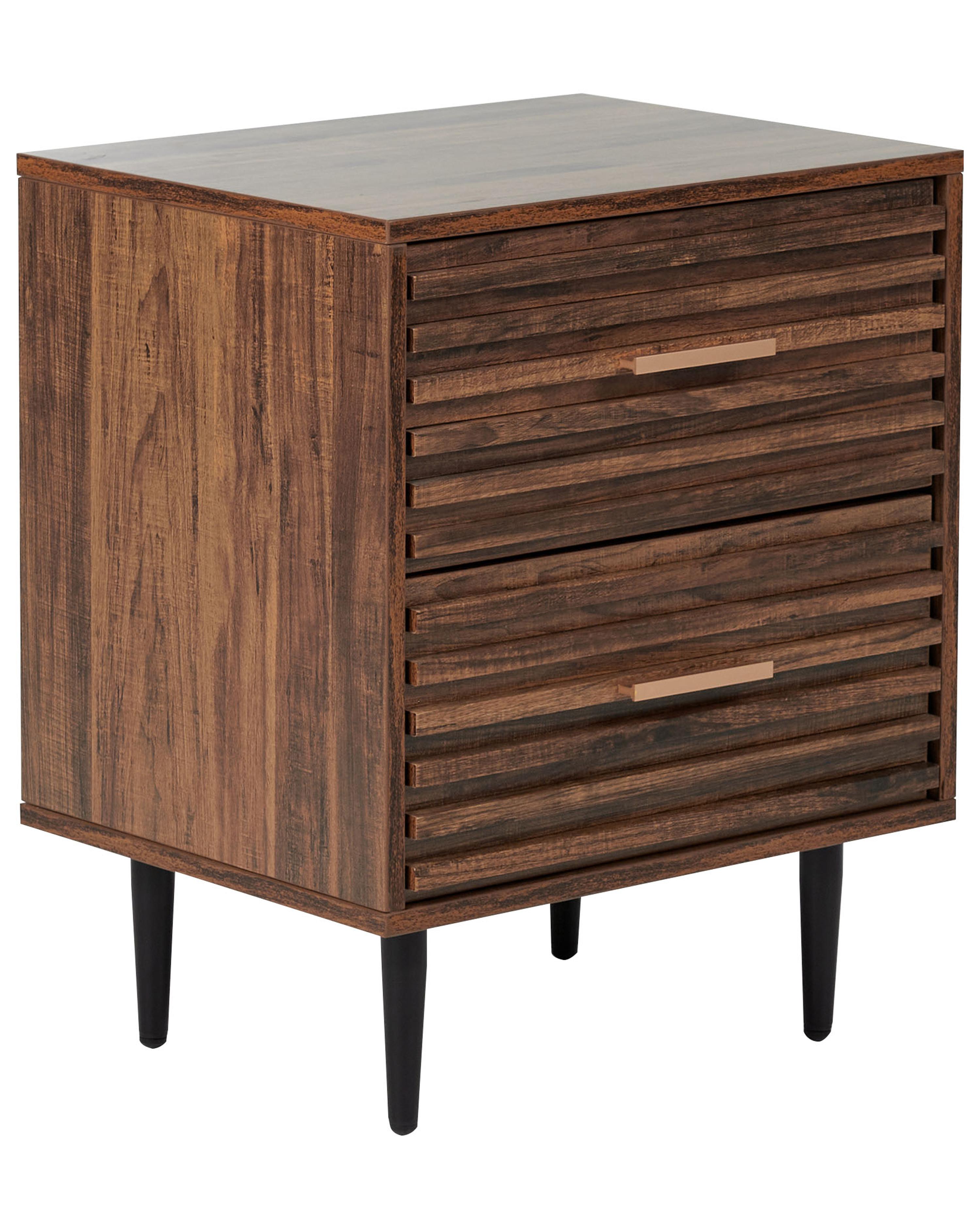 4 Drawer Chest KEITH Dark Brown