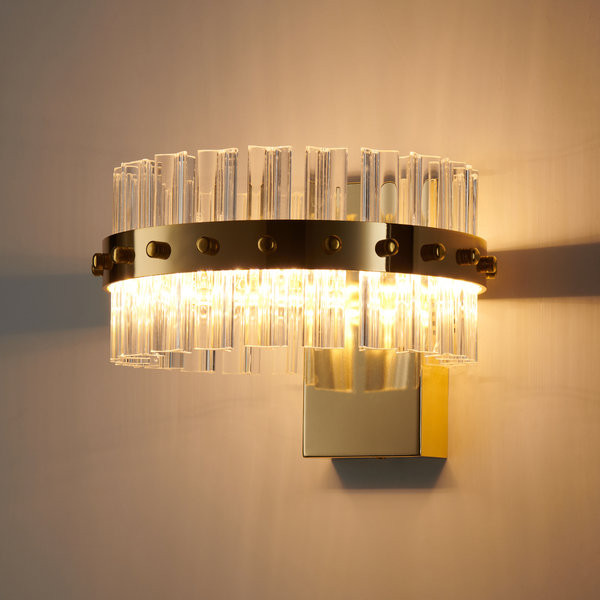 Kinkiet glamour Aura DW925 Step LED 8W kryształki crystals