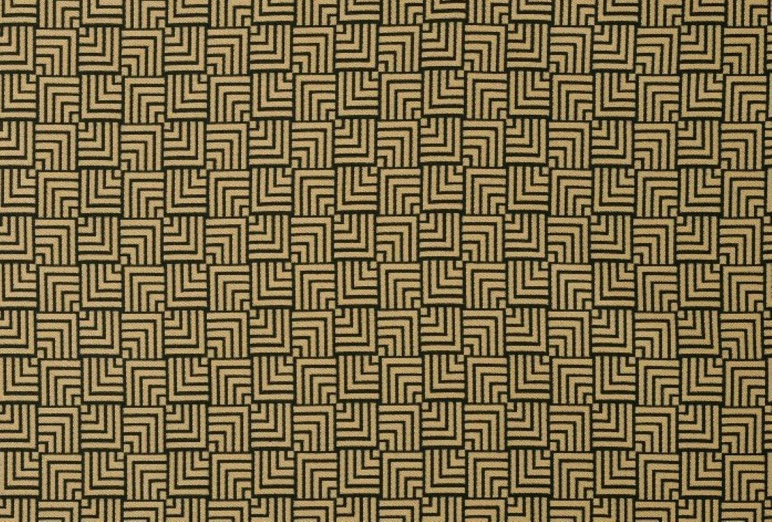 HERACLÈS - Rideau d'ameublement moutarde 140x240cm