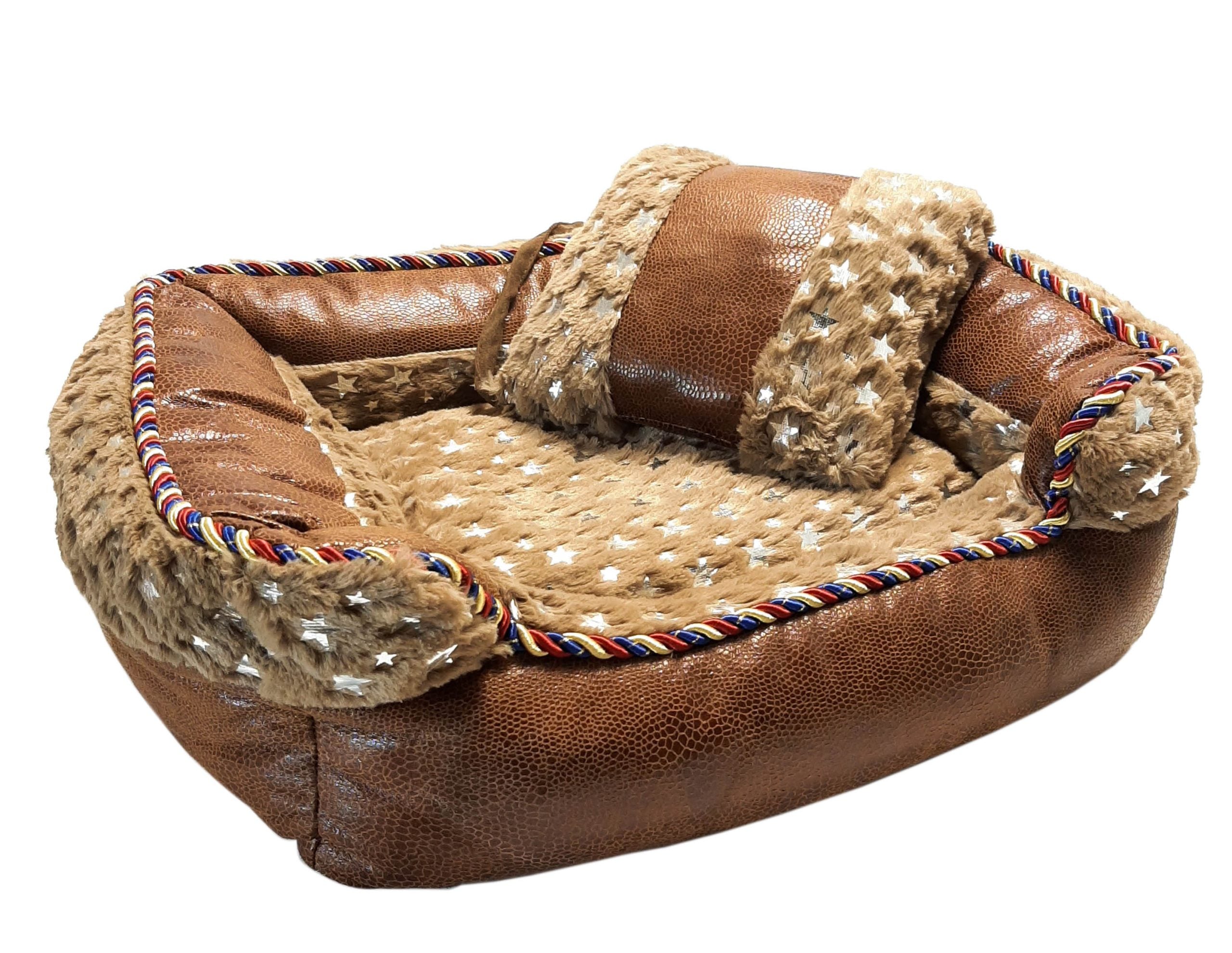 FurniLux Hondenbed, Hondenmand, Honden sofa, Warme hondenslaapplaats, Hondenmatras - 30x20x10cm