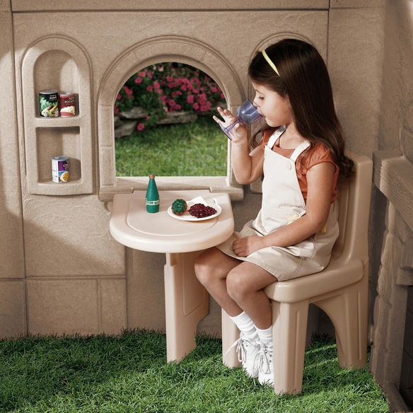 Kinderspielhaus »Storybook Cottage«, BxHxT: 139,7 x 163,19 x 128,27 cm, Kunststoff, braun