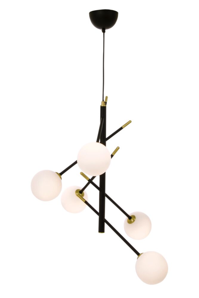 TAKLAMPE ANETA AKROBAT SVART SVART 5XG9