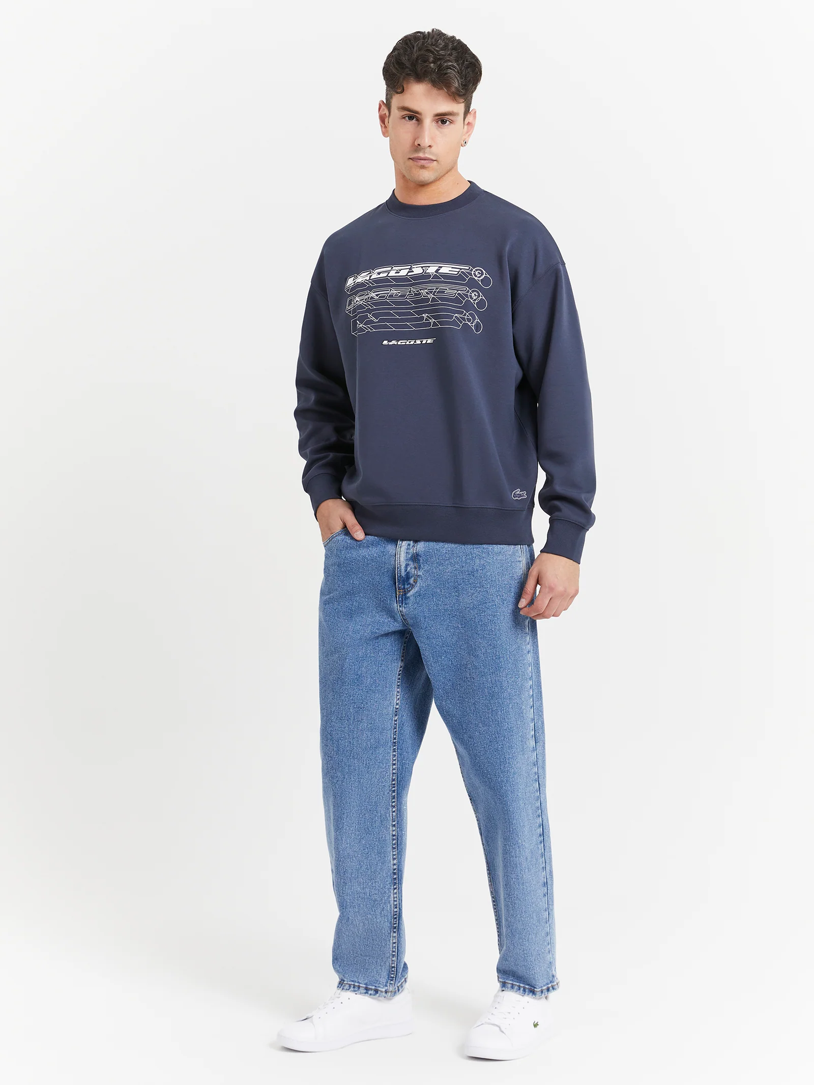 Loose Fit Branded Sweatshirt